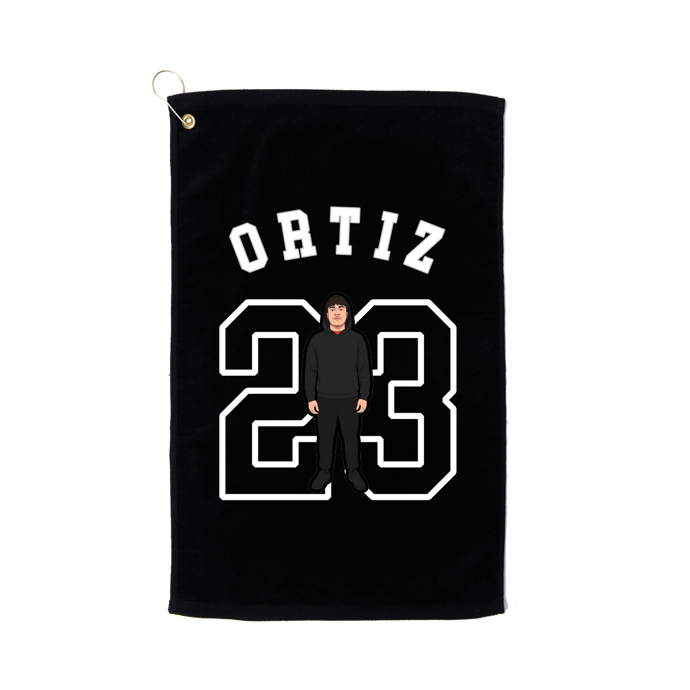 Golf Towel — Shirsey Arch in Black