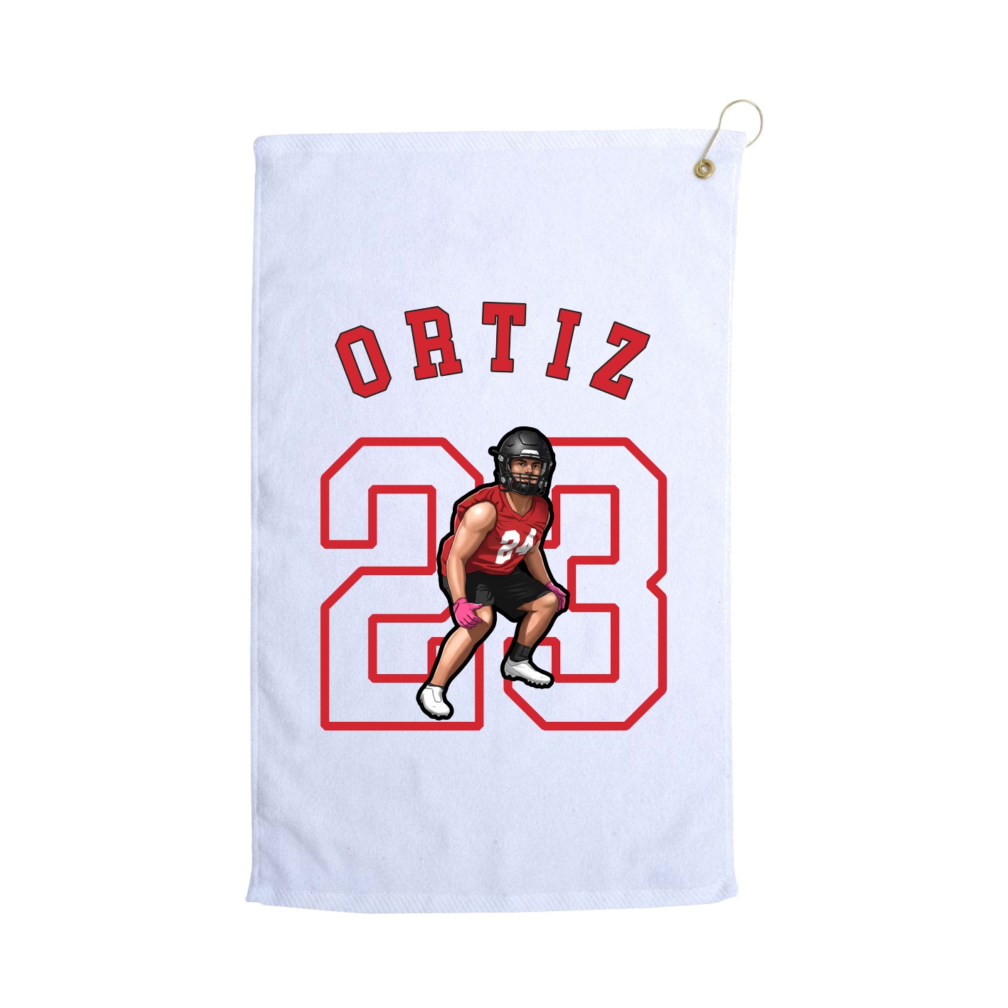 Golf Towel — Shirsey Arch in White