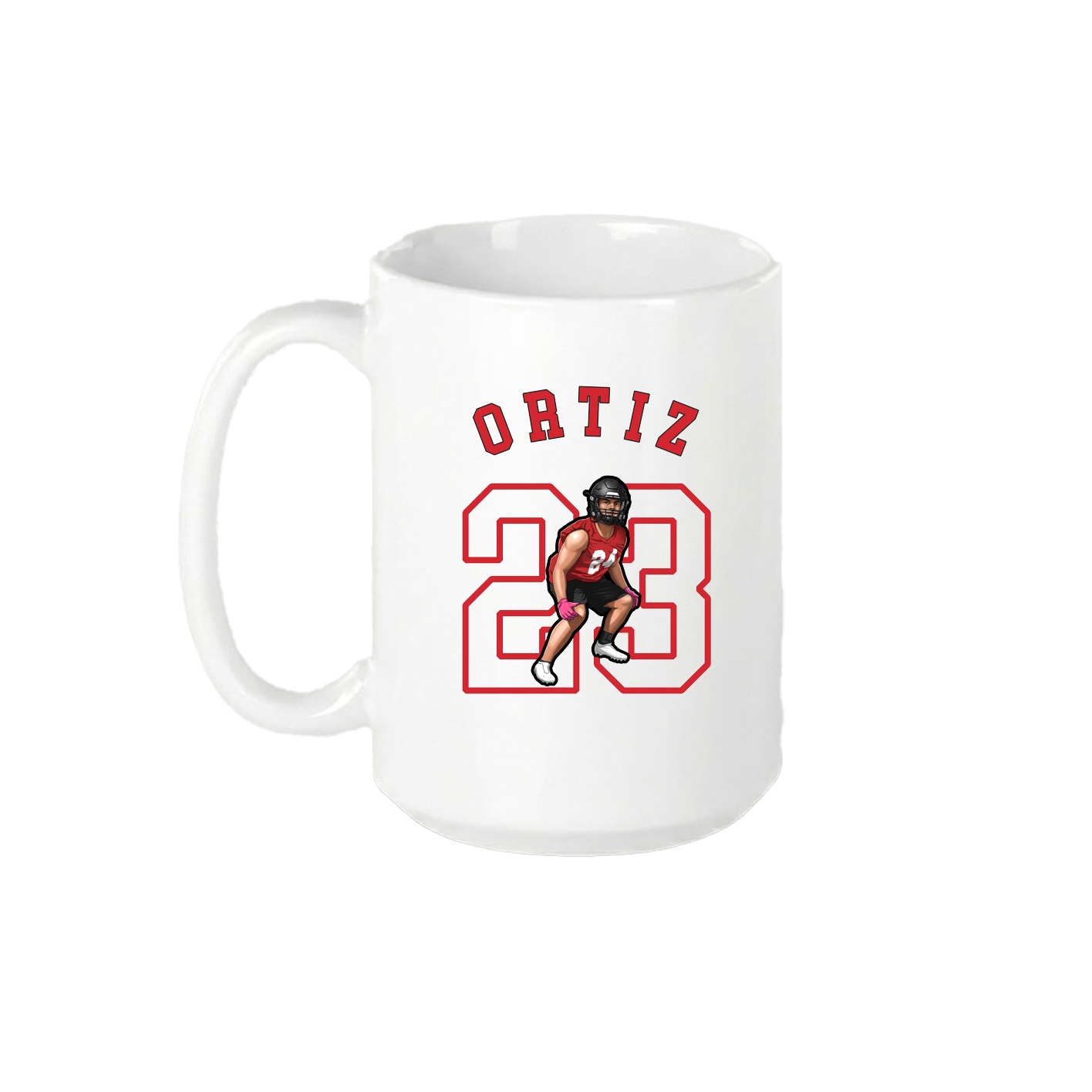 15oz Coffee Mug — Shirsey Arch in White