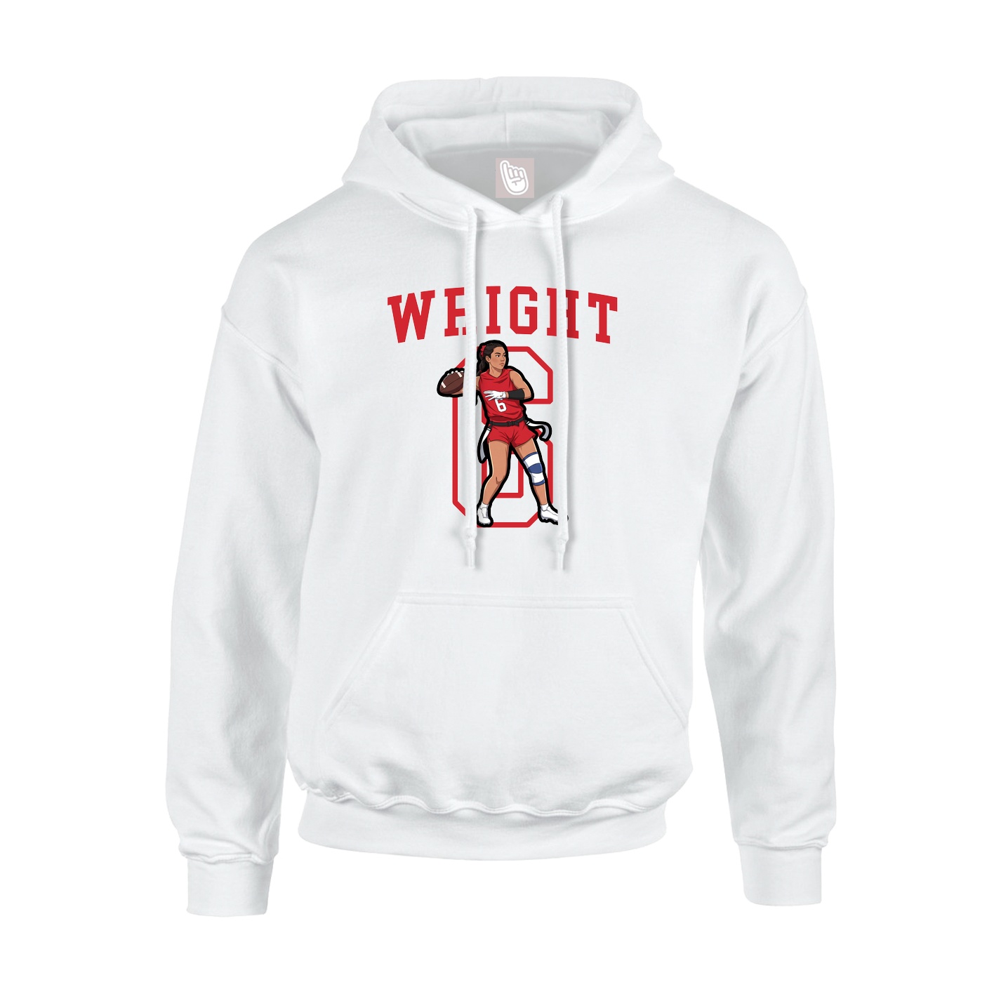 Youth Hoodie — Shirsey in White