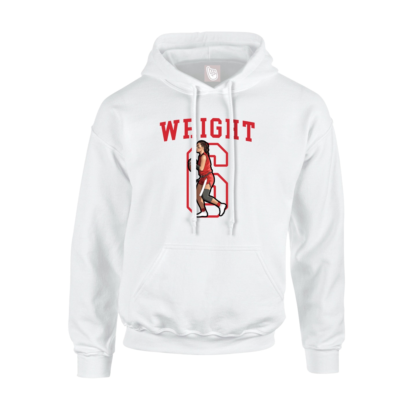 Hoodie — Shirsey in White