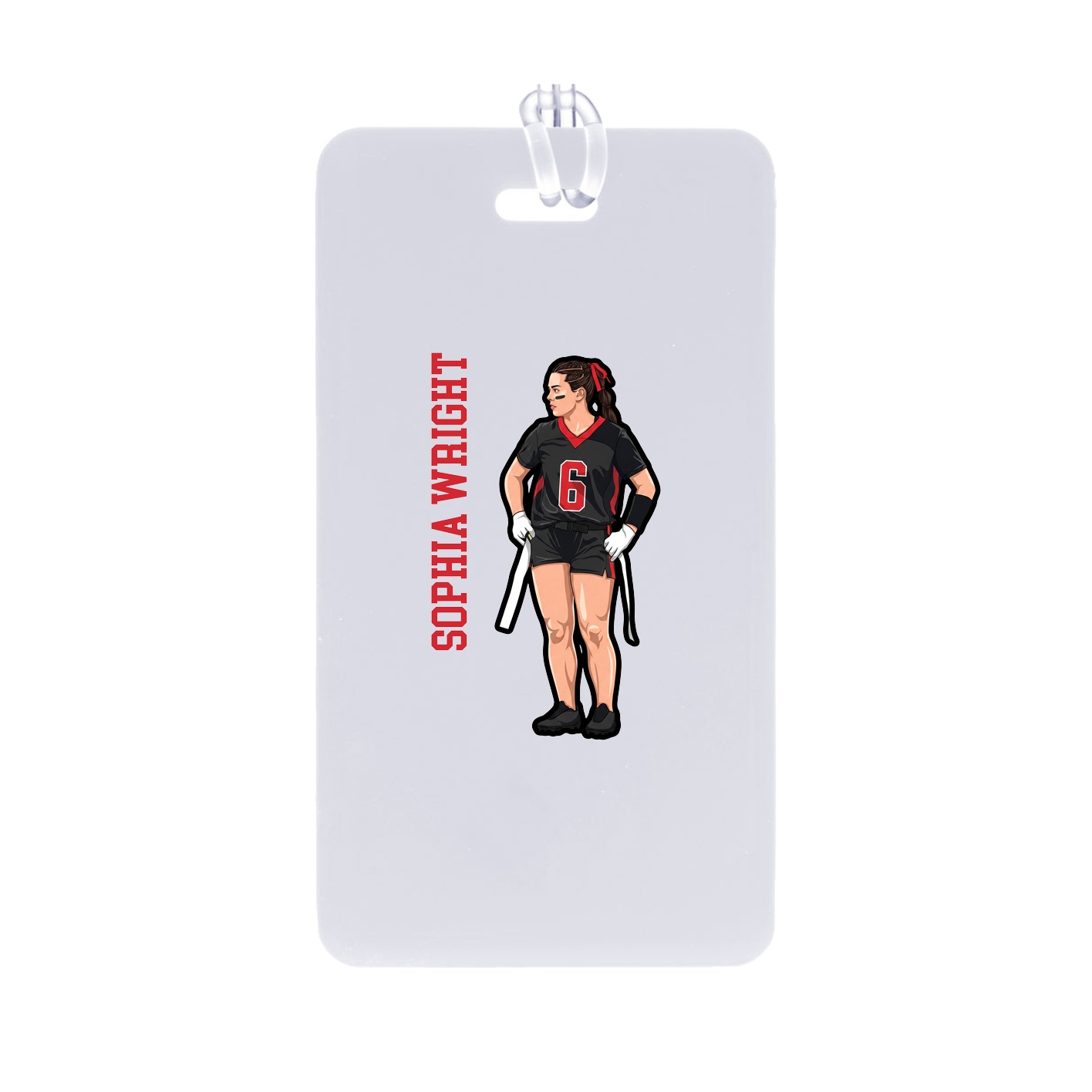 Bag Tag — Name Vertical in Classic