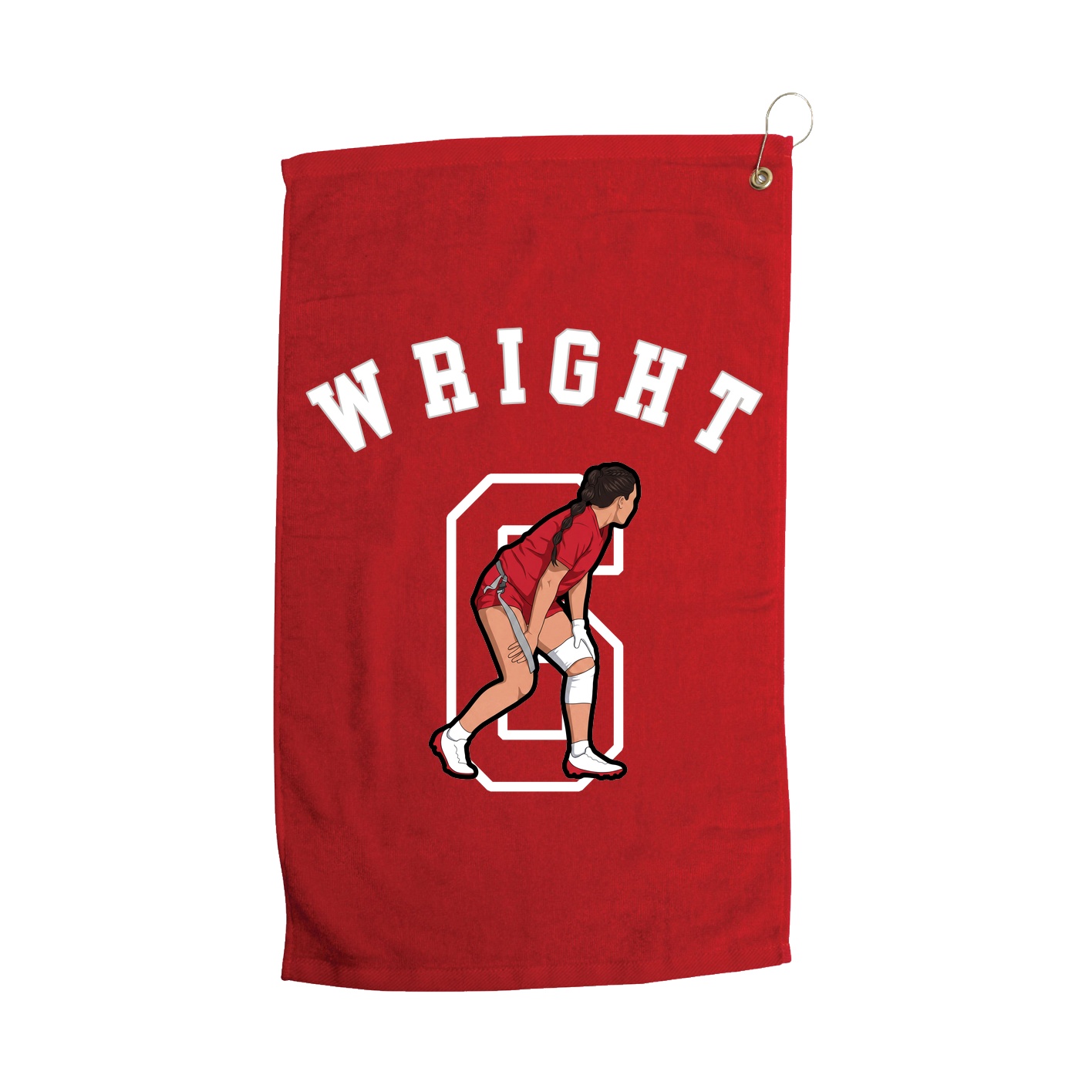 Golf Towel — Shirsey Arch in Red