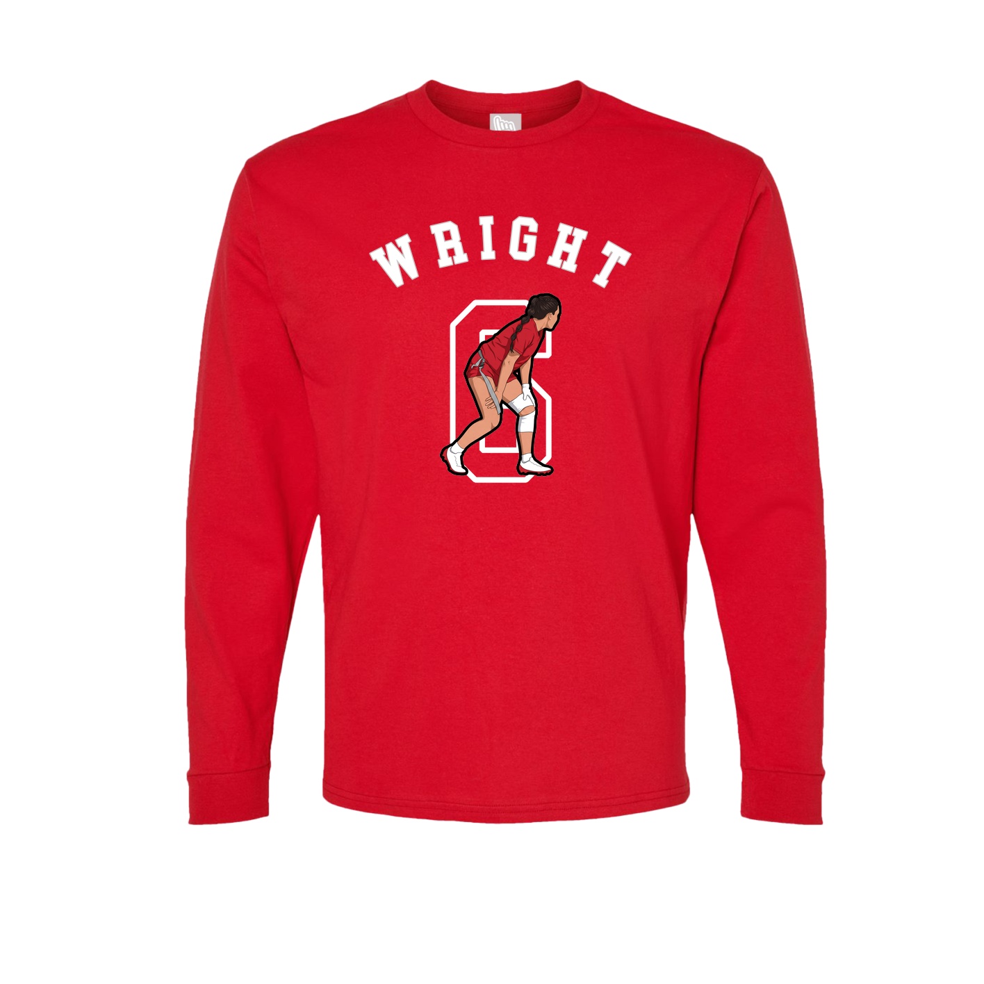 Long Sleeve Tee — Shirsey Arch in Red