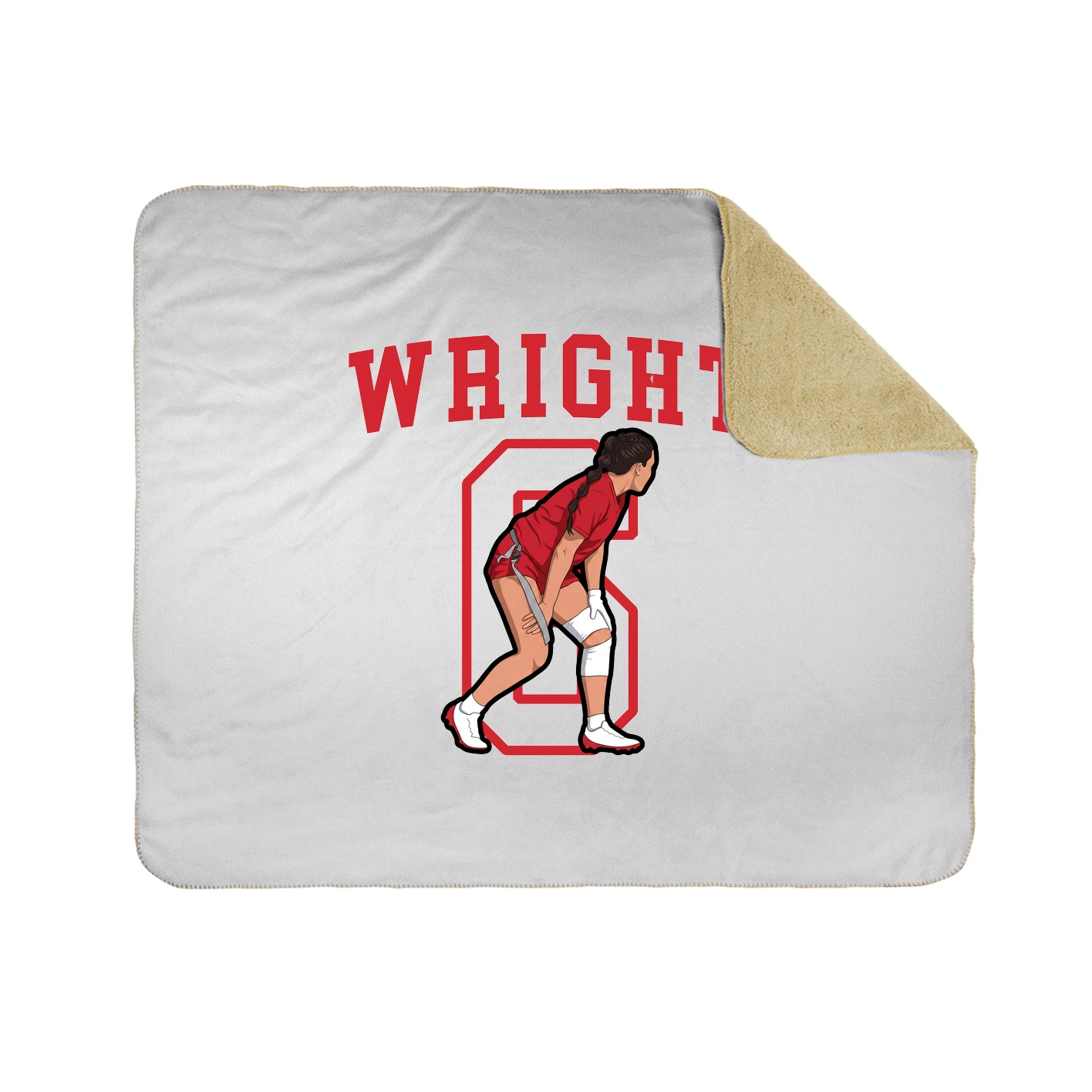 Throw Blanket — Shirsey in White