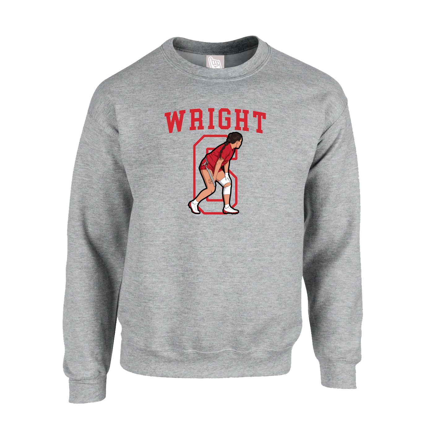 Fleece Crew — Shirsey in Grey