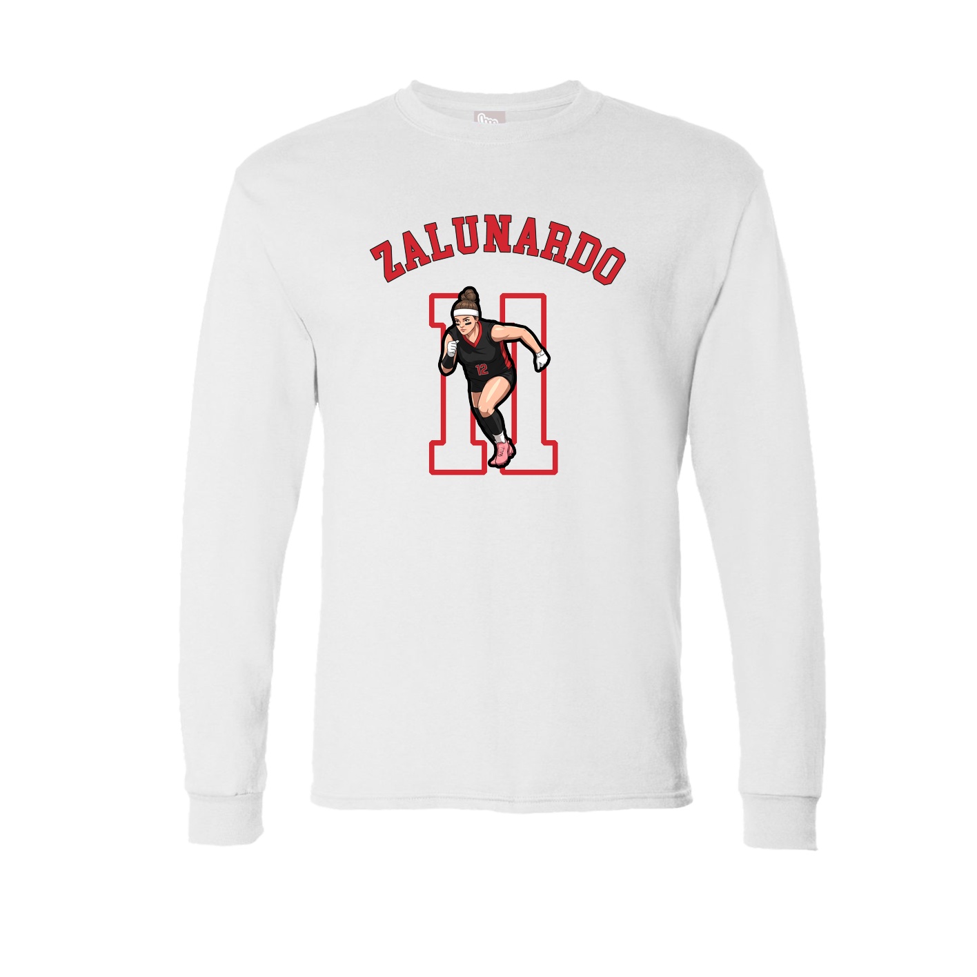 Long Sleeve Tee — Shirsey Arch in White