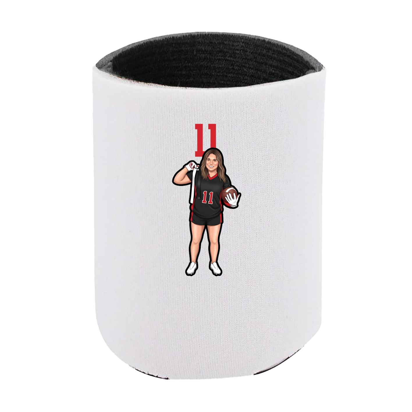 Can Holder — Number Top in White