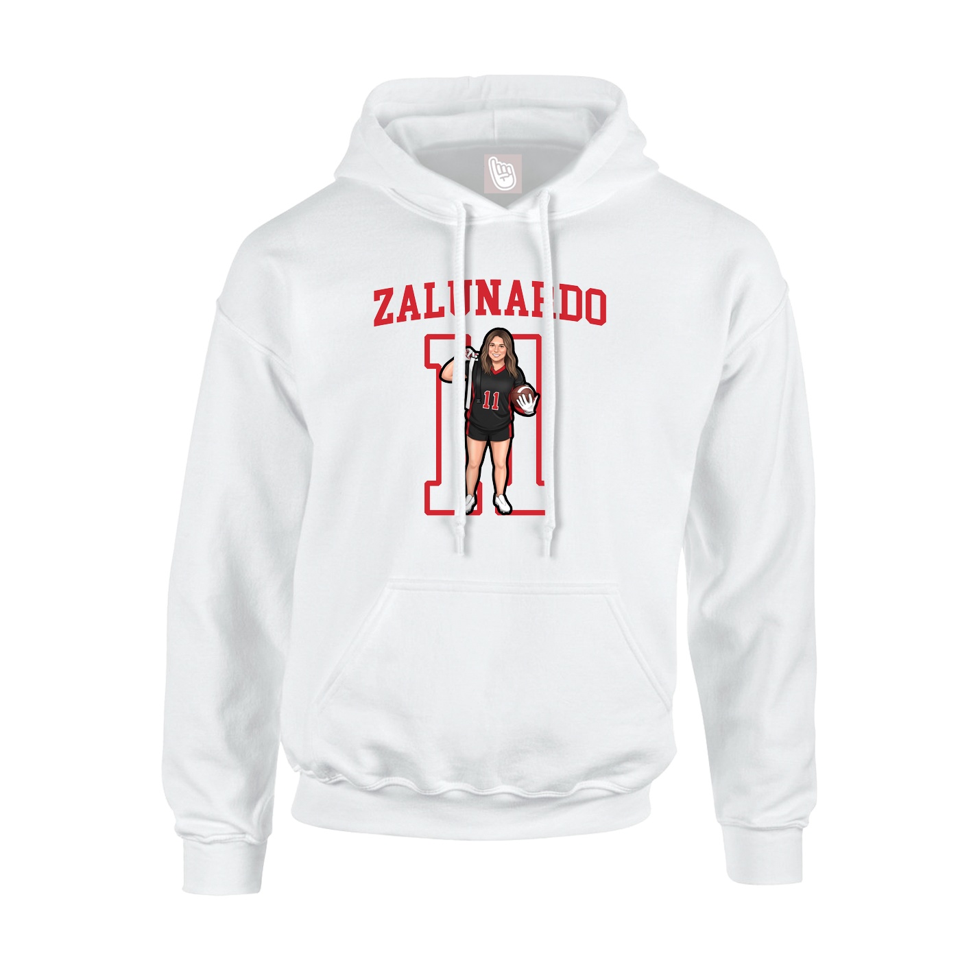 Youth Hoodie — Shirsey in White