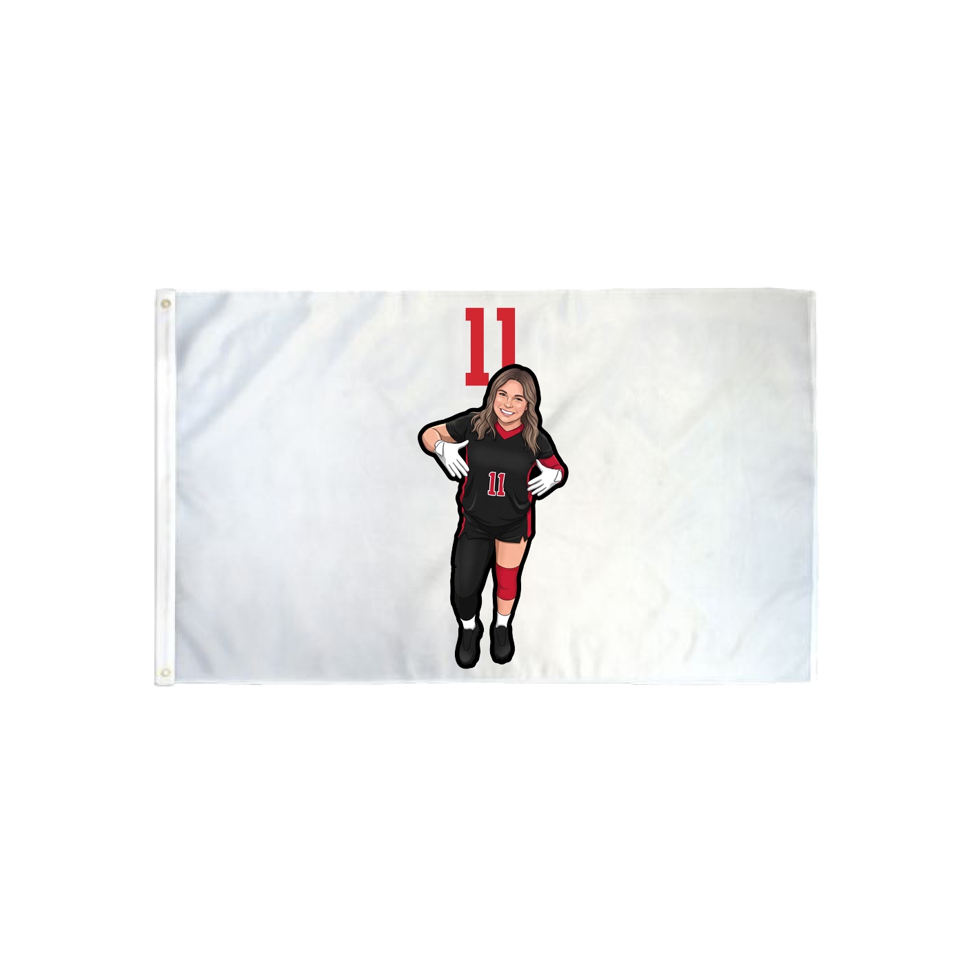3x5 Flag — Number Top in Classic