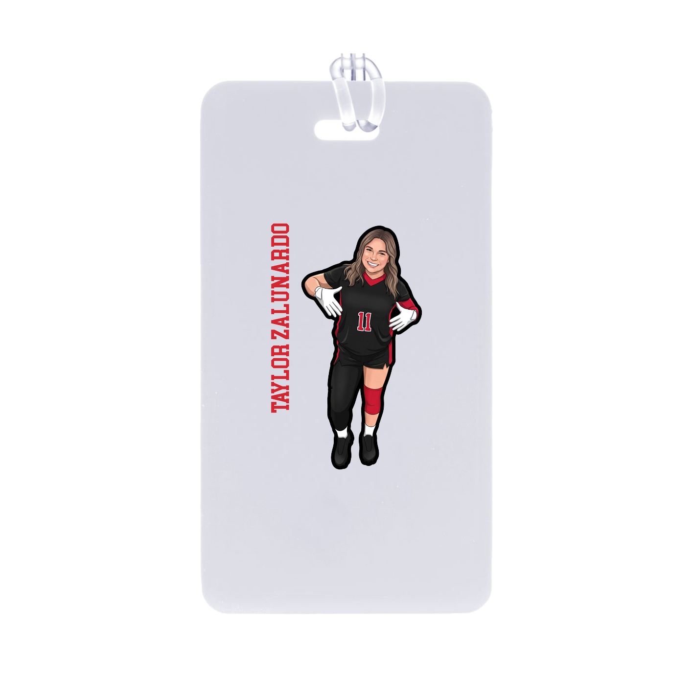 Bag Tag — Name Vertical in Classic