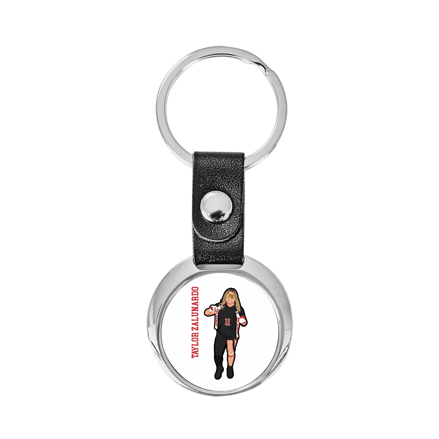 Key Chain — Name Vertical in Classic