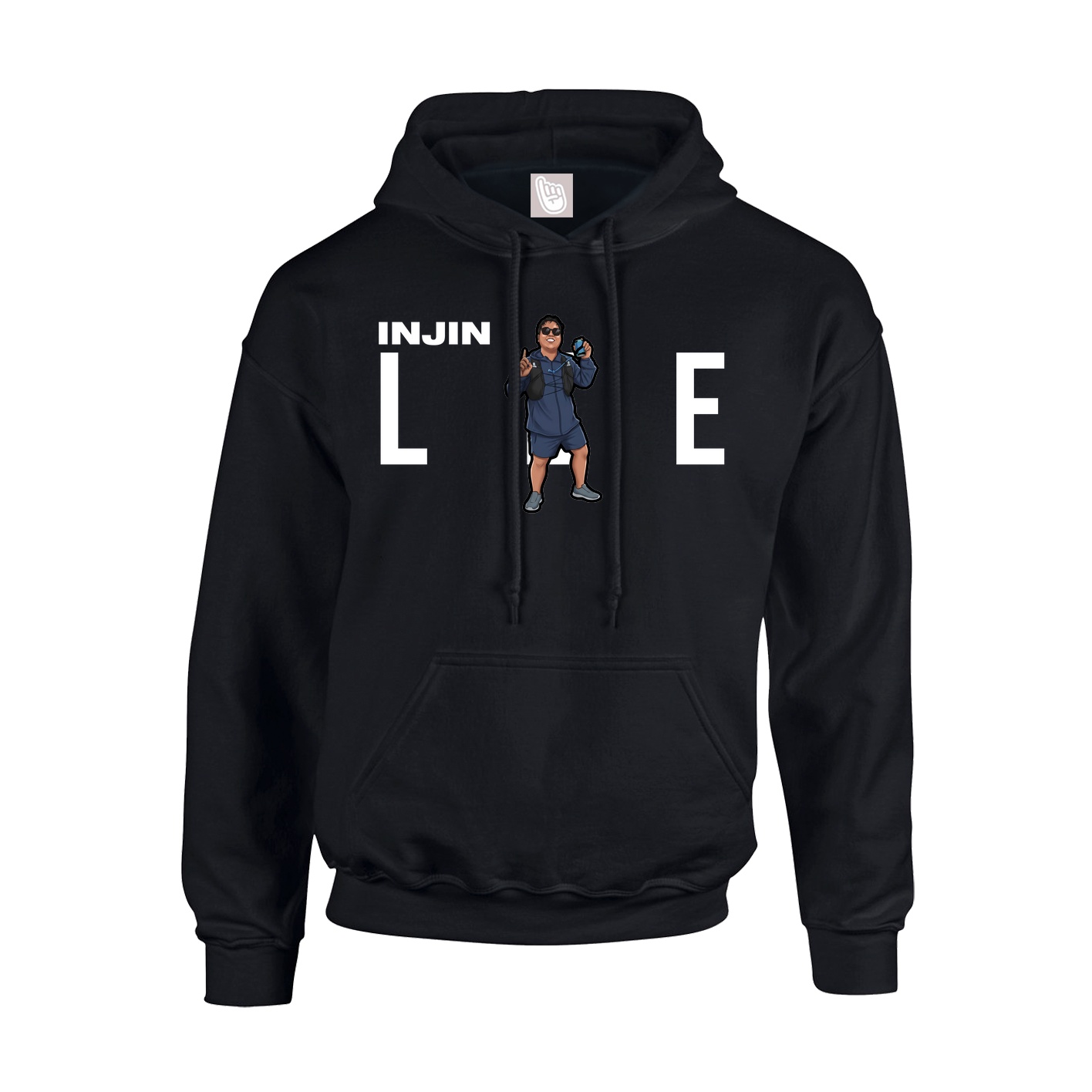 Hoodie — Player Name in Black