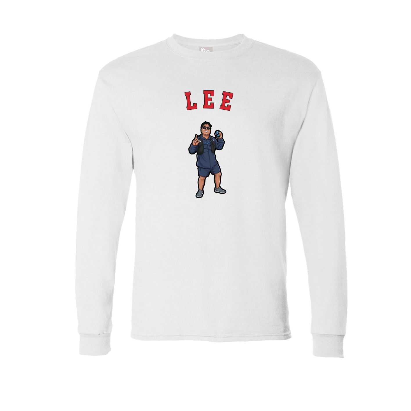 Long Sleeve Tee — Shirsey Arch in White