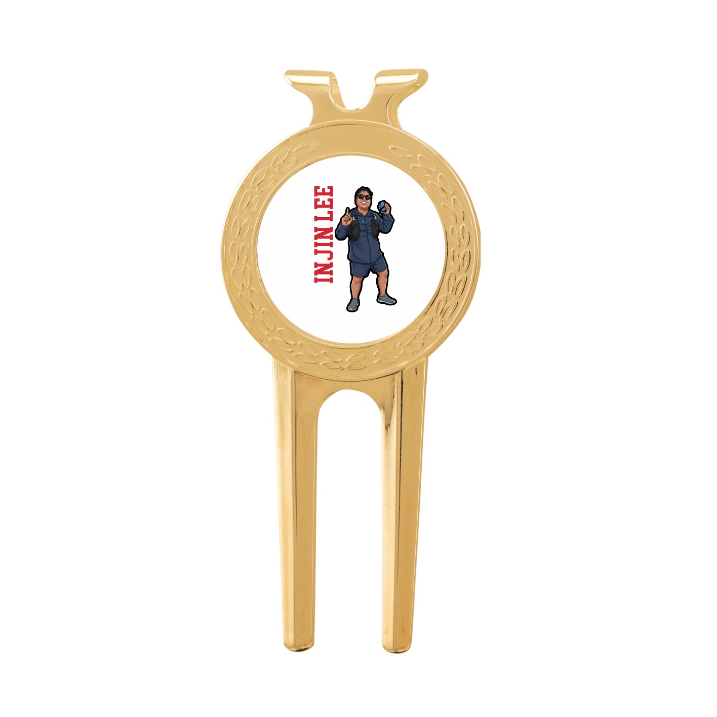 Divot Tool with Ball Marker — Name Vertical in Classic