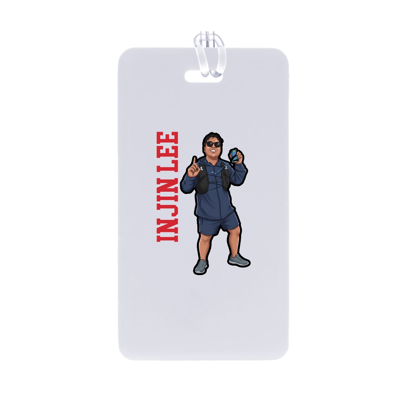 Bag Tag — Name Vertical in Classic