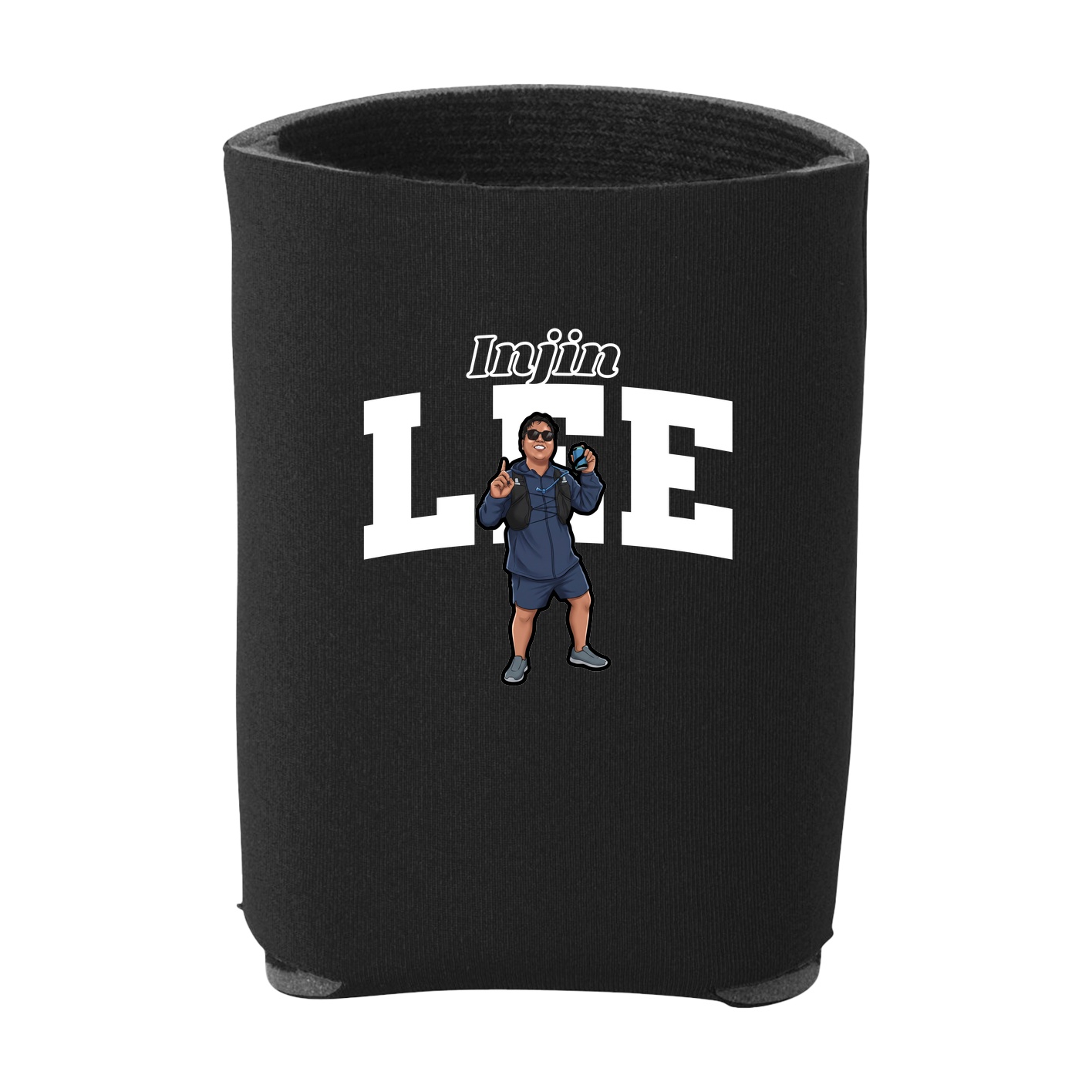 Can Holder — Name Arch in Black