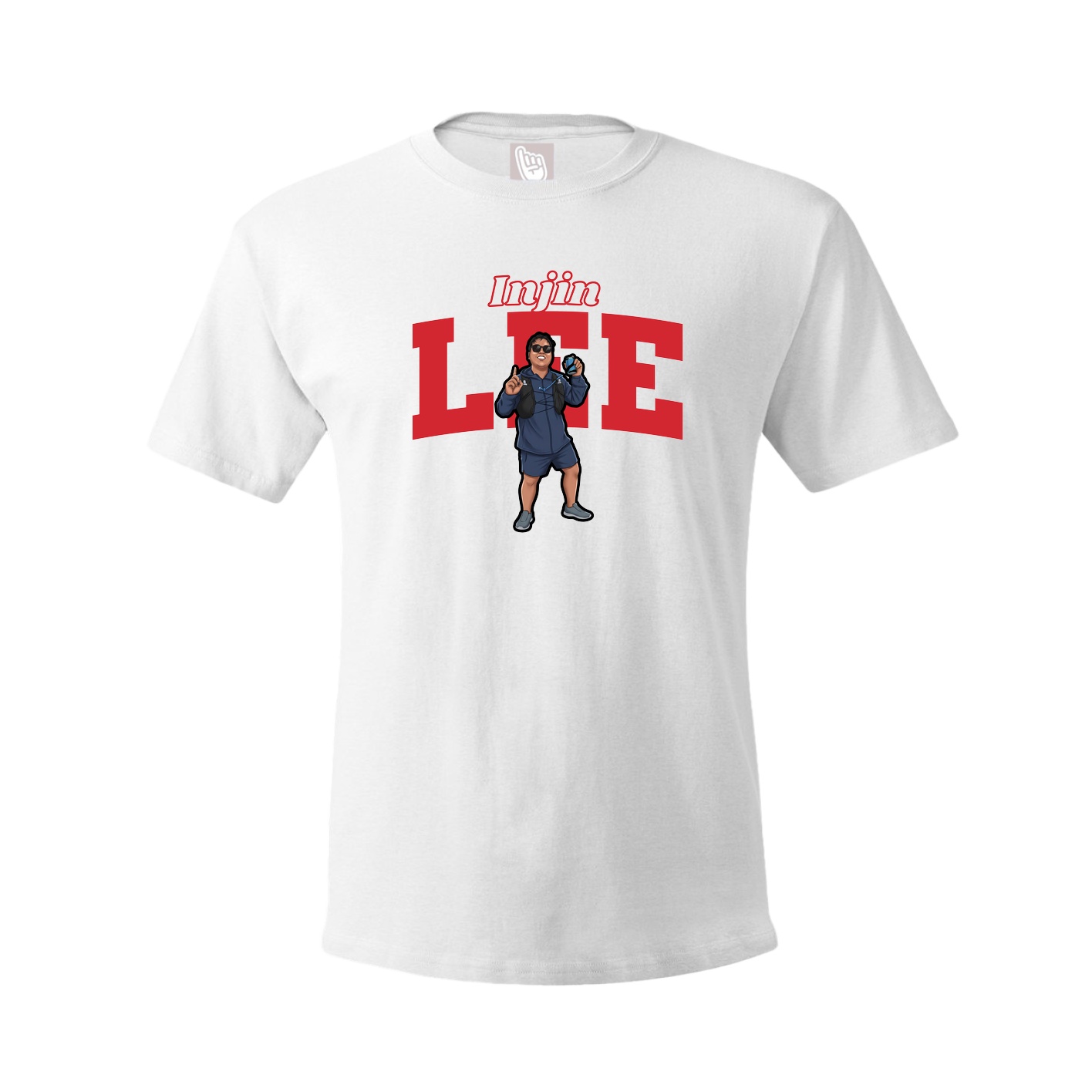 Tee — Name Arch in White