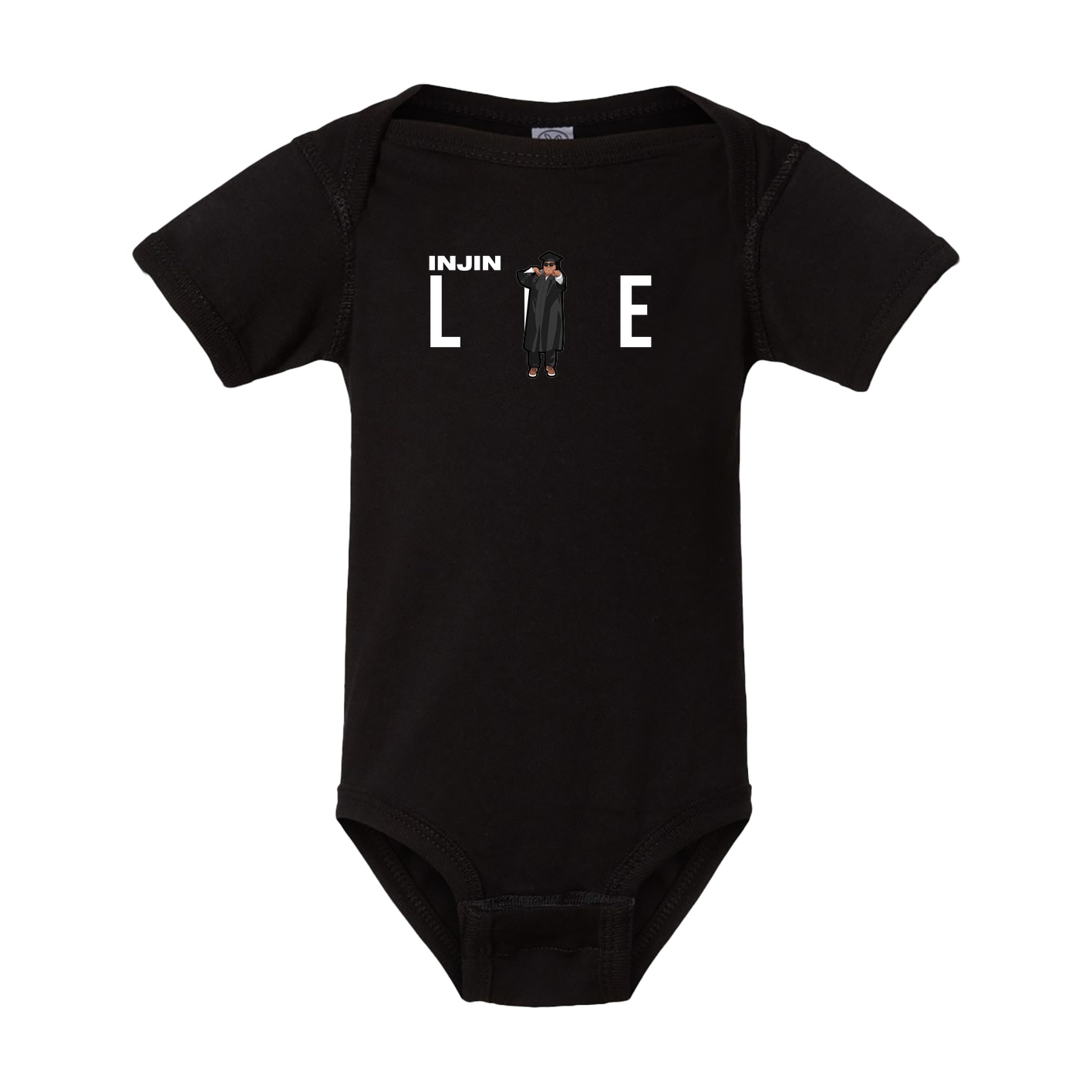 Baby Onesie — Player Name in Black