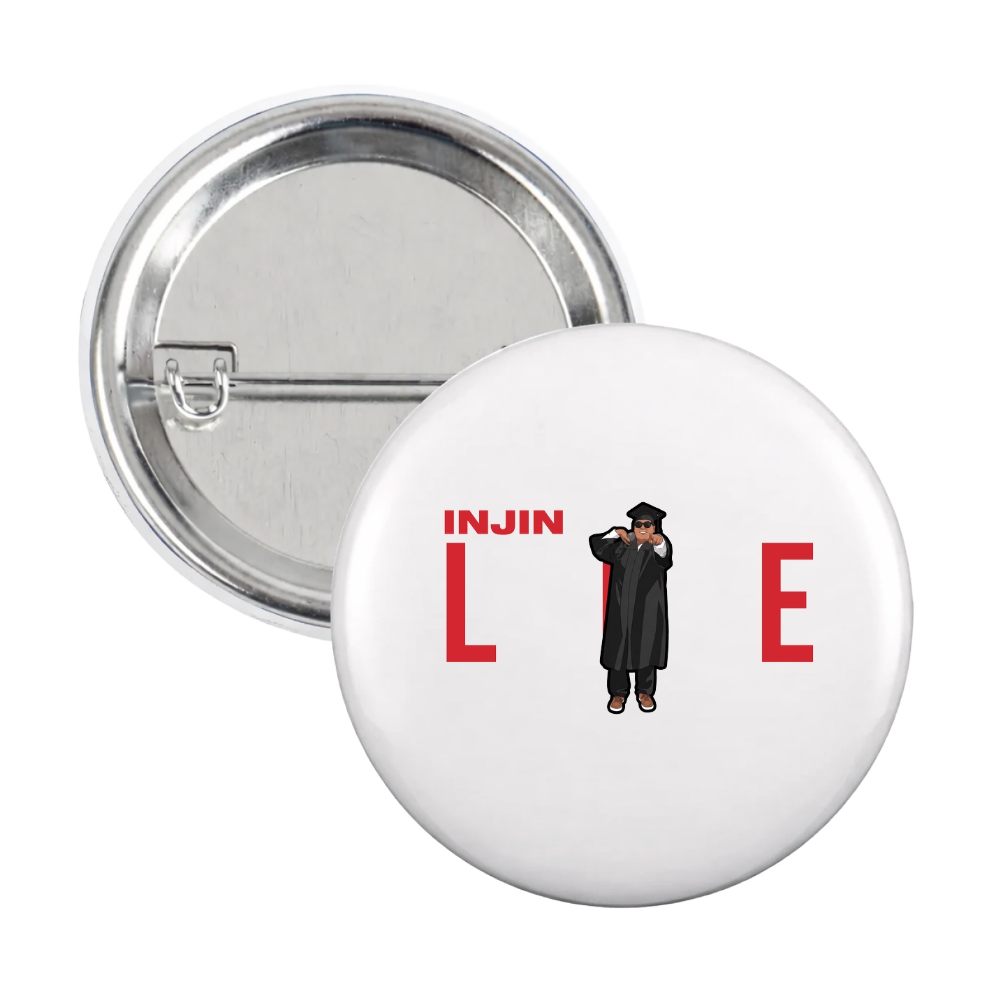 Game Day Button — Player Name in White