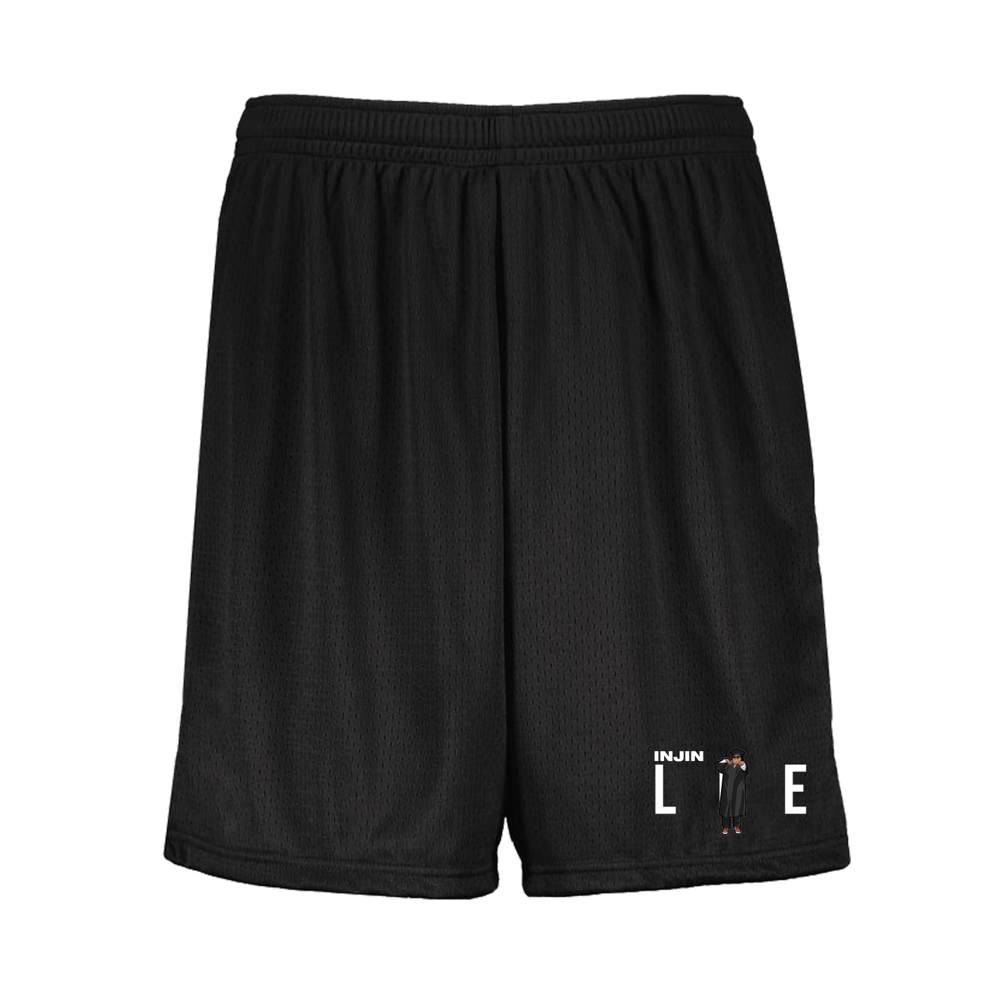Shorts — Player Name in Black