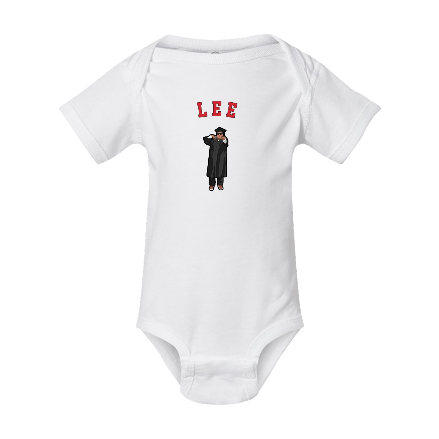Baby Onesie — Shirsey Arch in White