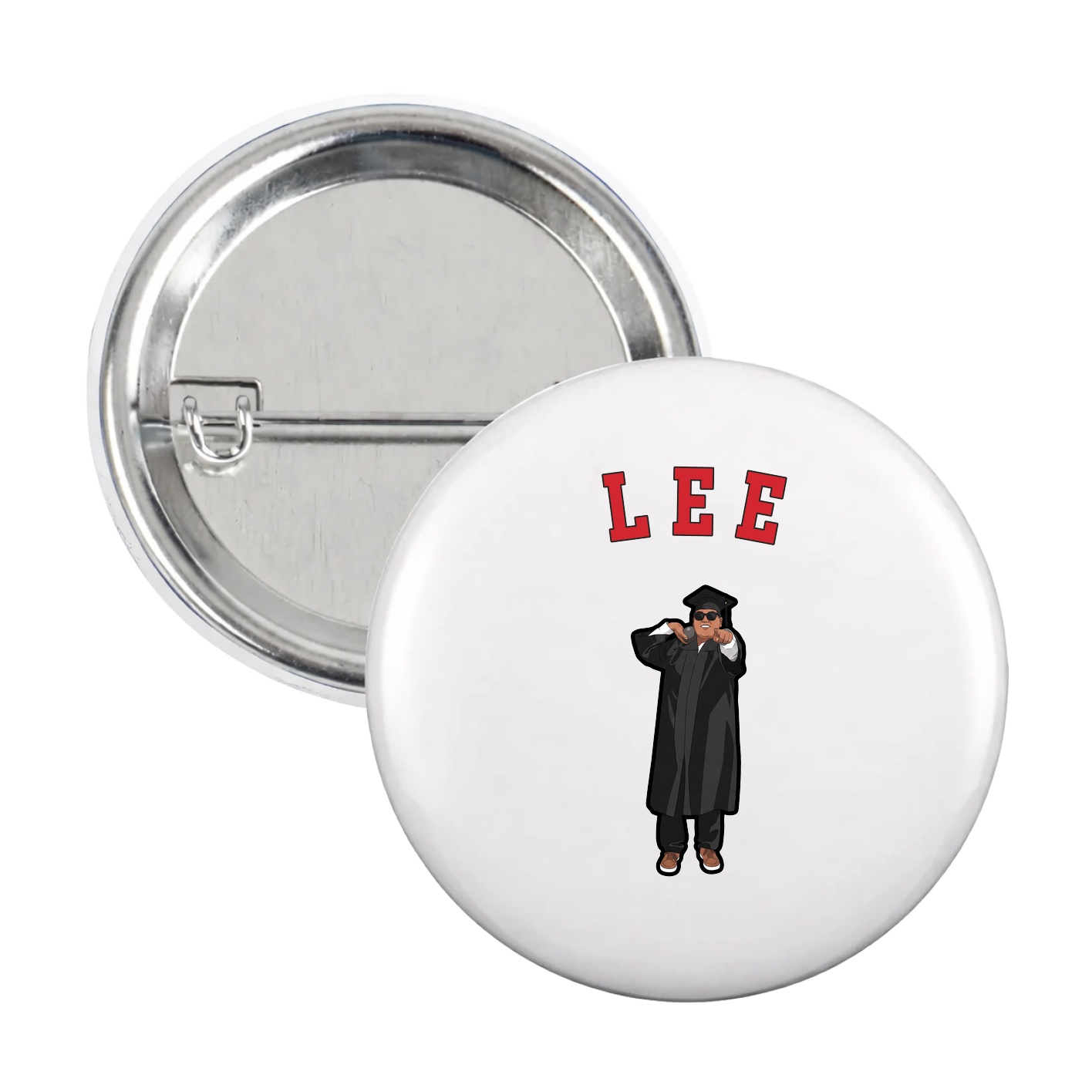 Game Day Button — Shirsey Arch in White