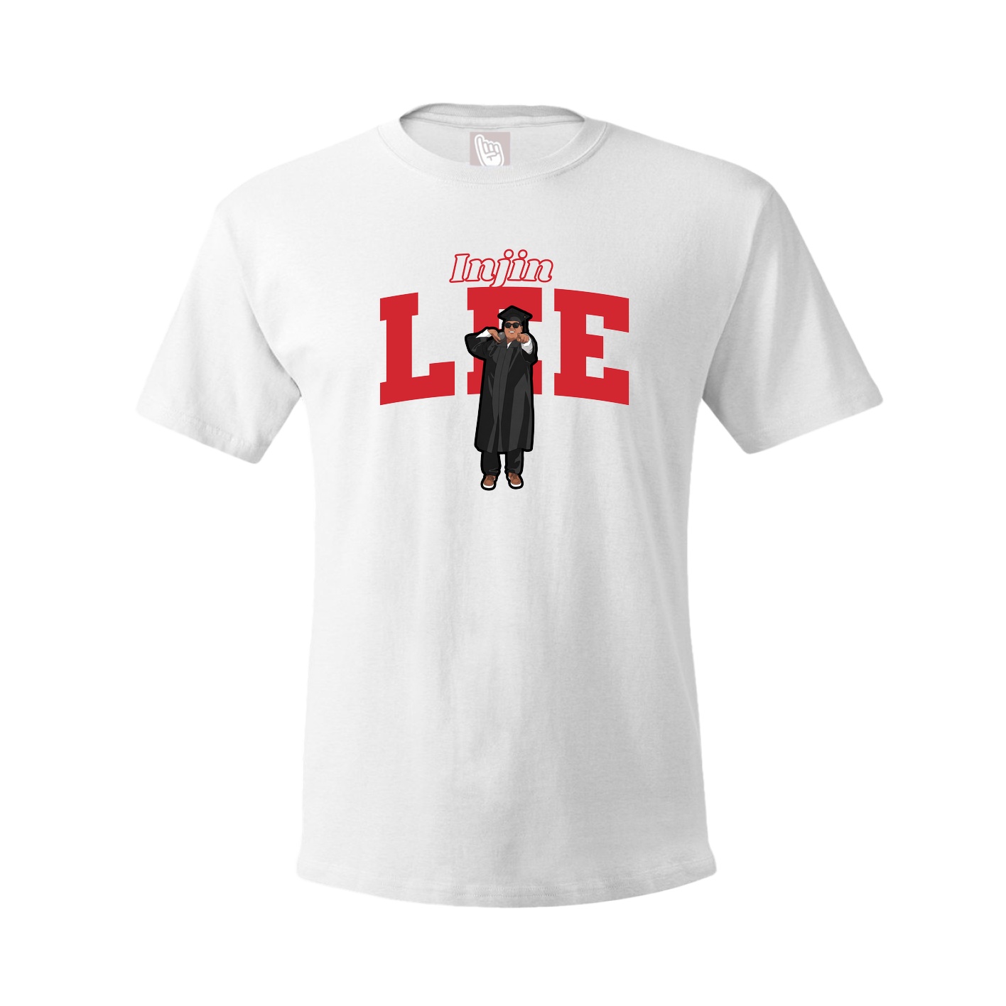 Tee — Name Arch in White