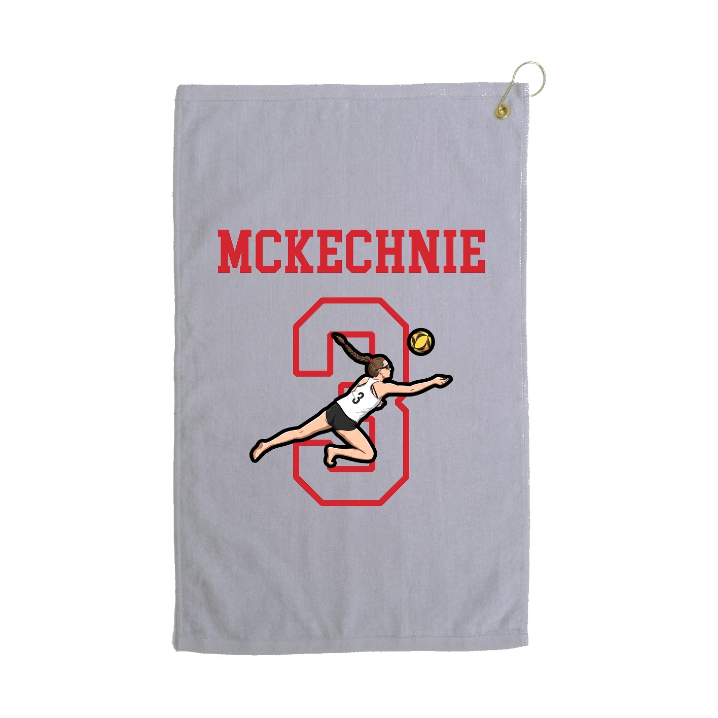 Golf Towel — Shirsey in Grey
