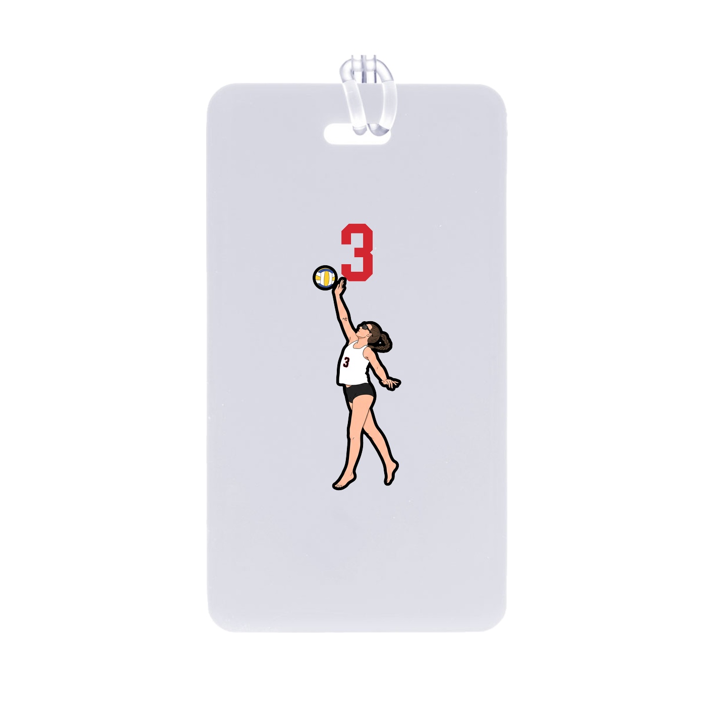 Bag Tag — Number Top in Classic