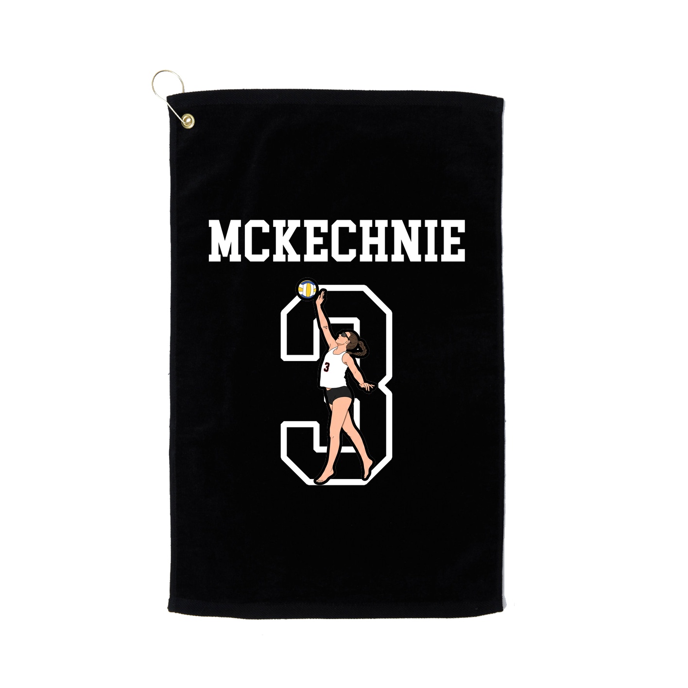 Golf Towel — Shirsey in Black