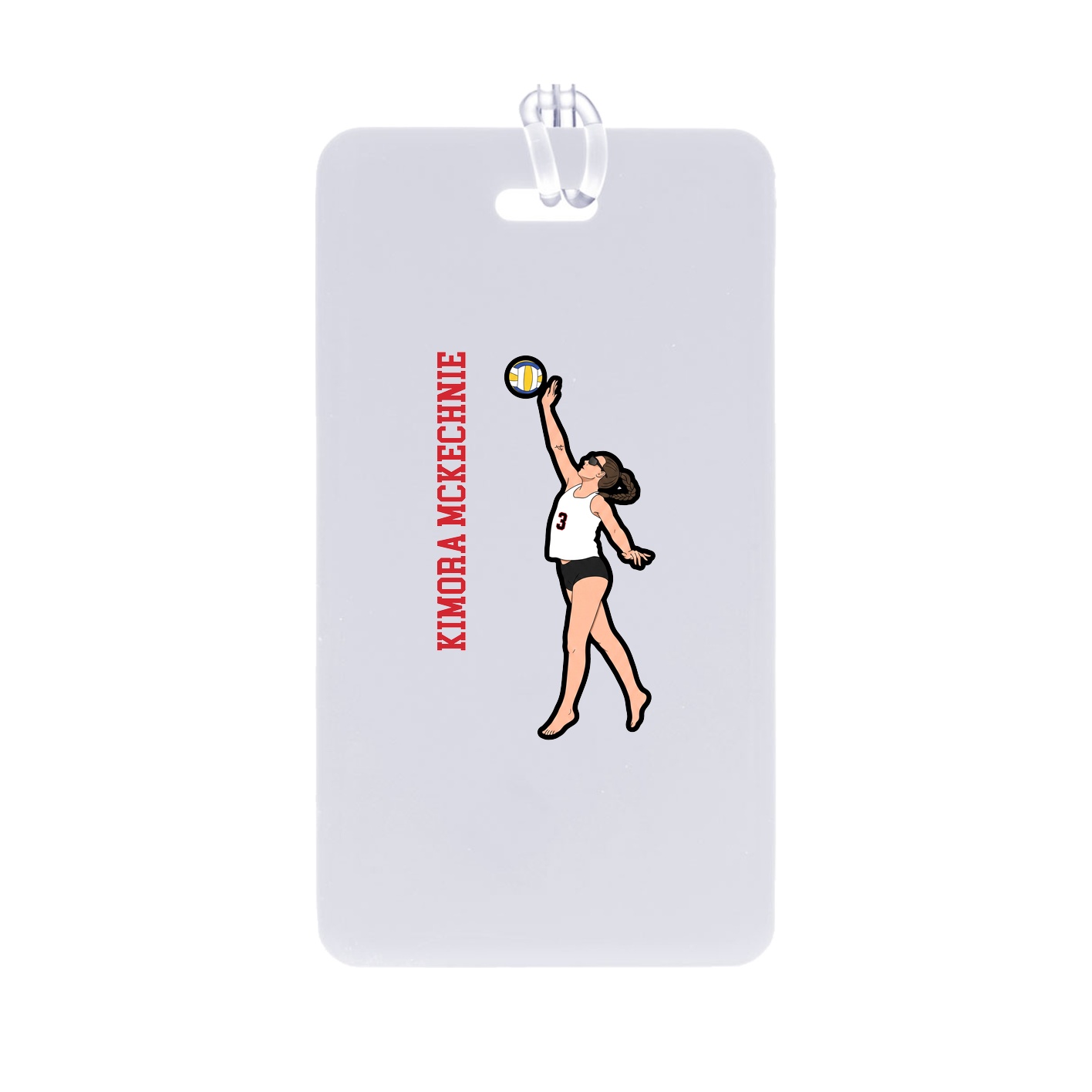 Bag Tag — Name Vertical in Classic