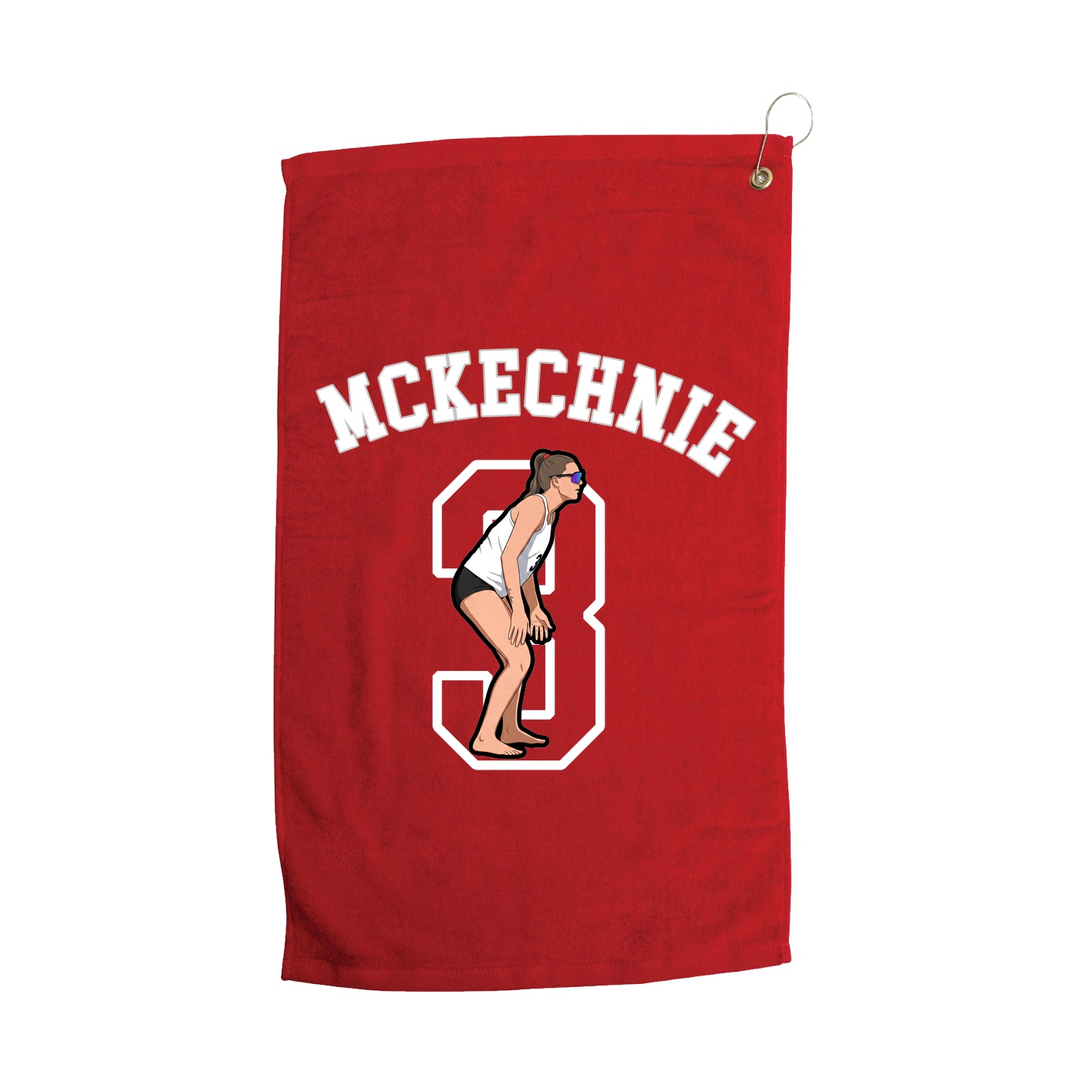 Golf Towel — Shirsey Arch in Red