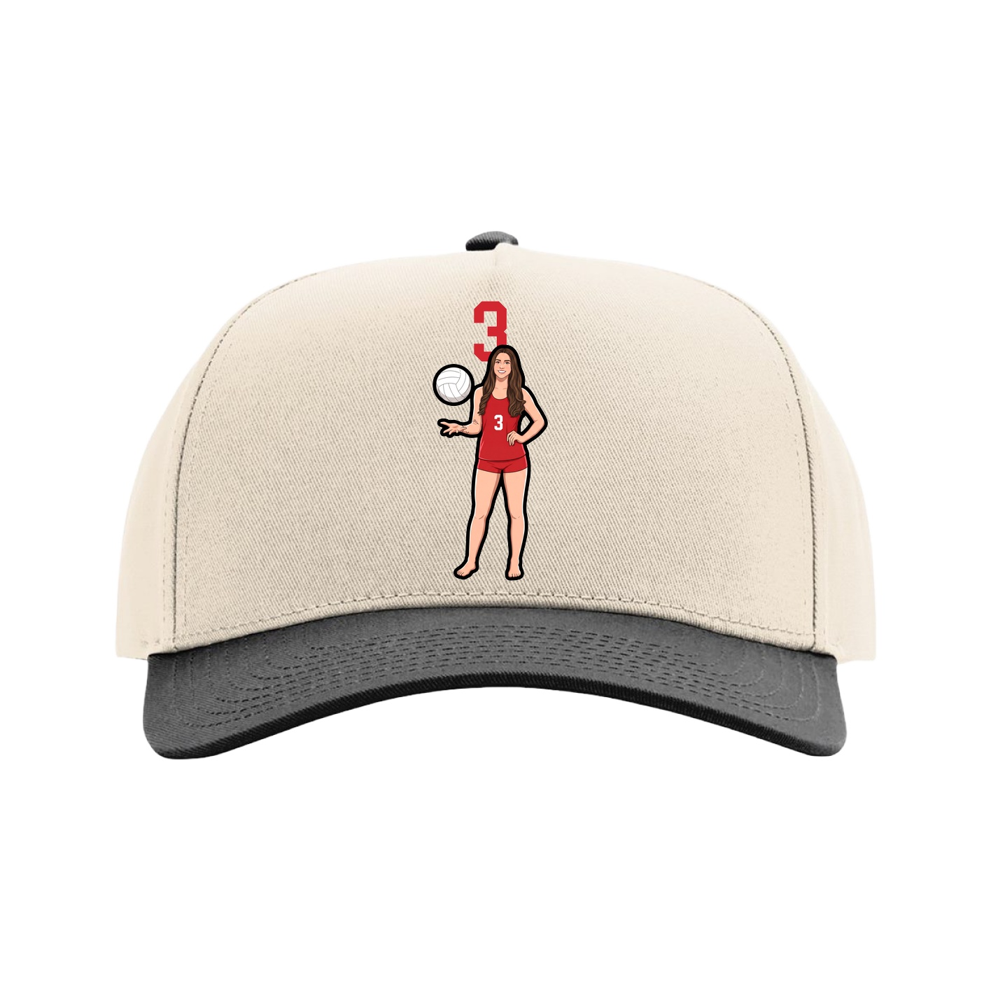 Full Fabric Five-Panel Champ Cap