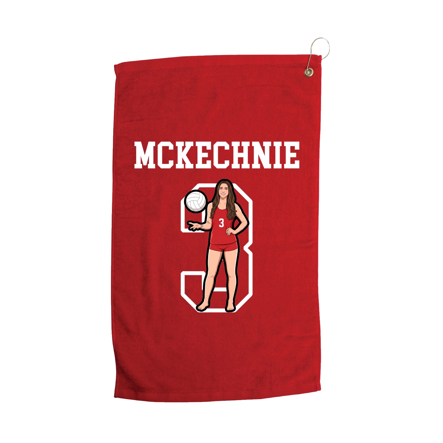 Golf Towel — Shirsey in Red