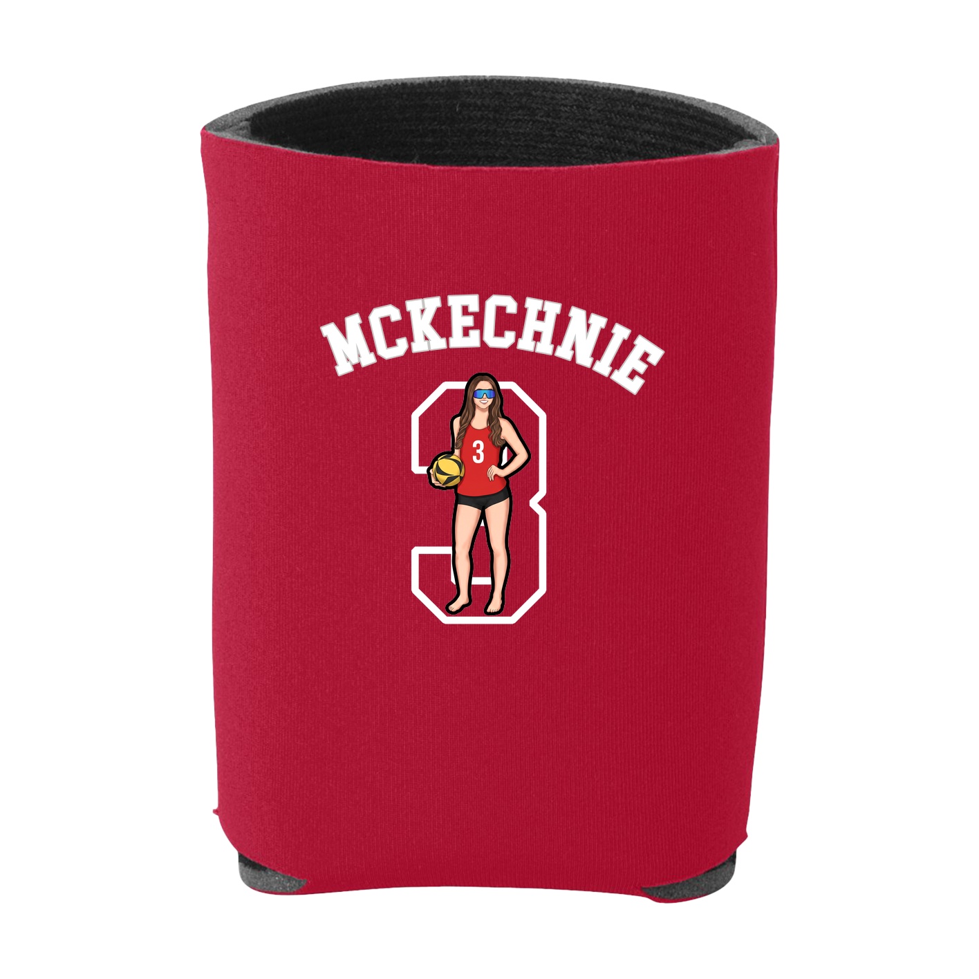 Can Holder — Shirsey Arch in Red