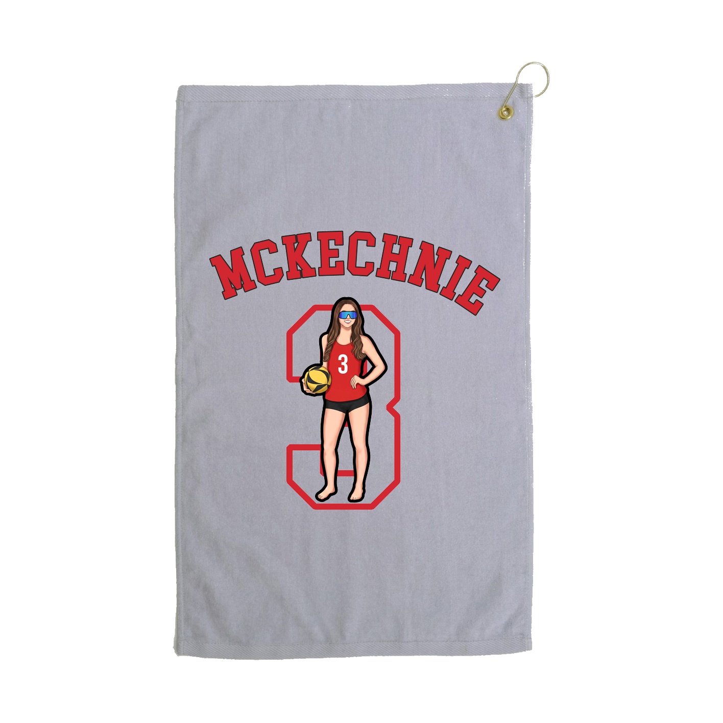 Golf Towel — Shirsey Arch in Grey