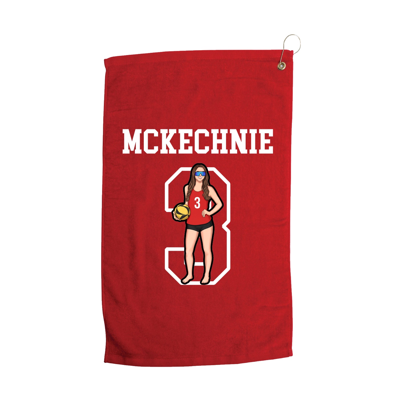 Golf Towel — Shirsey in Red