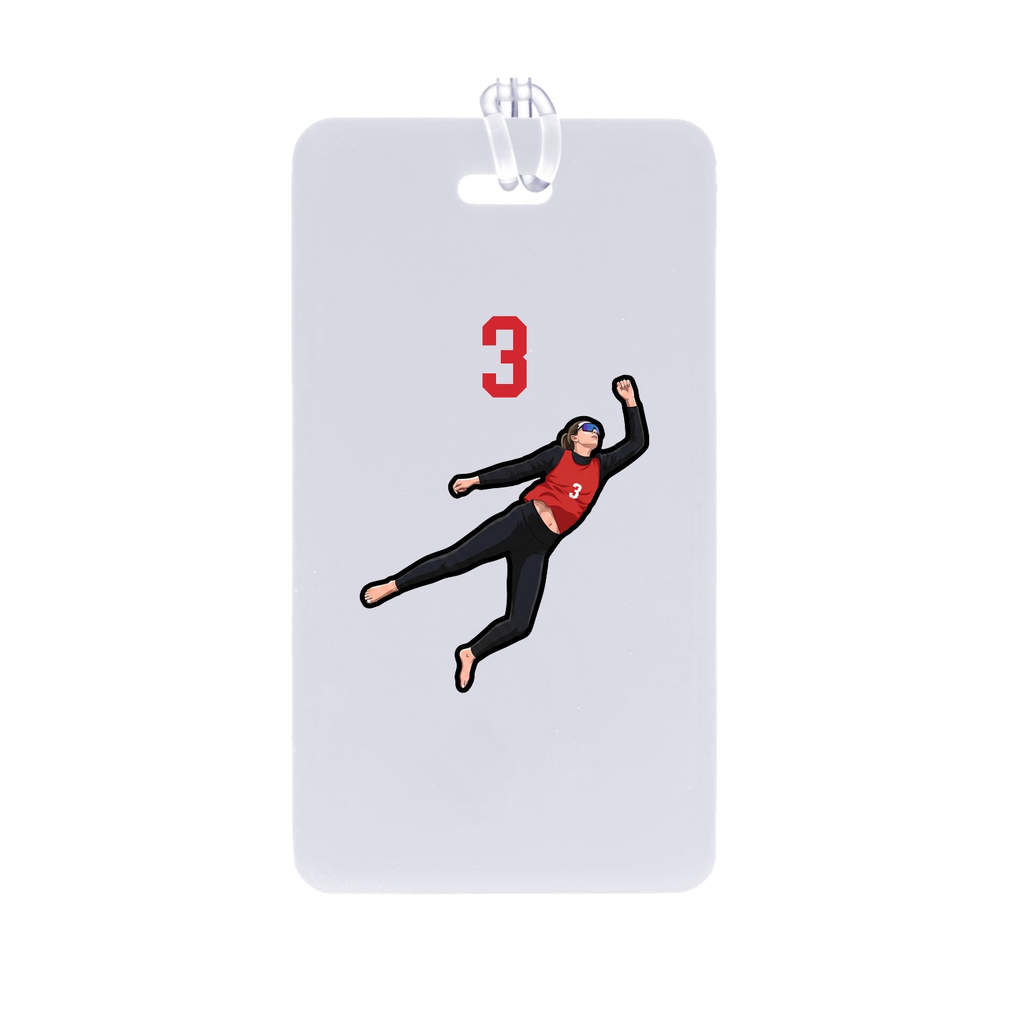 Bag Tag — Number Top in Classic