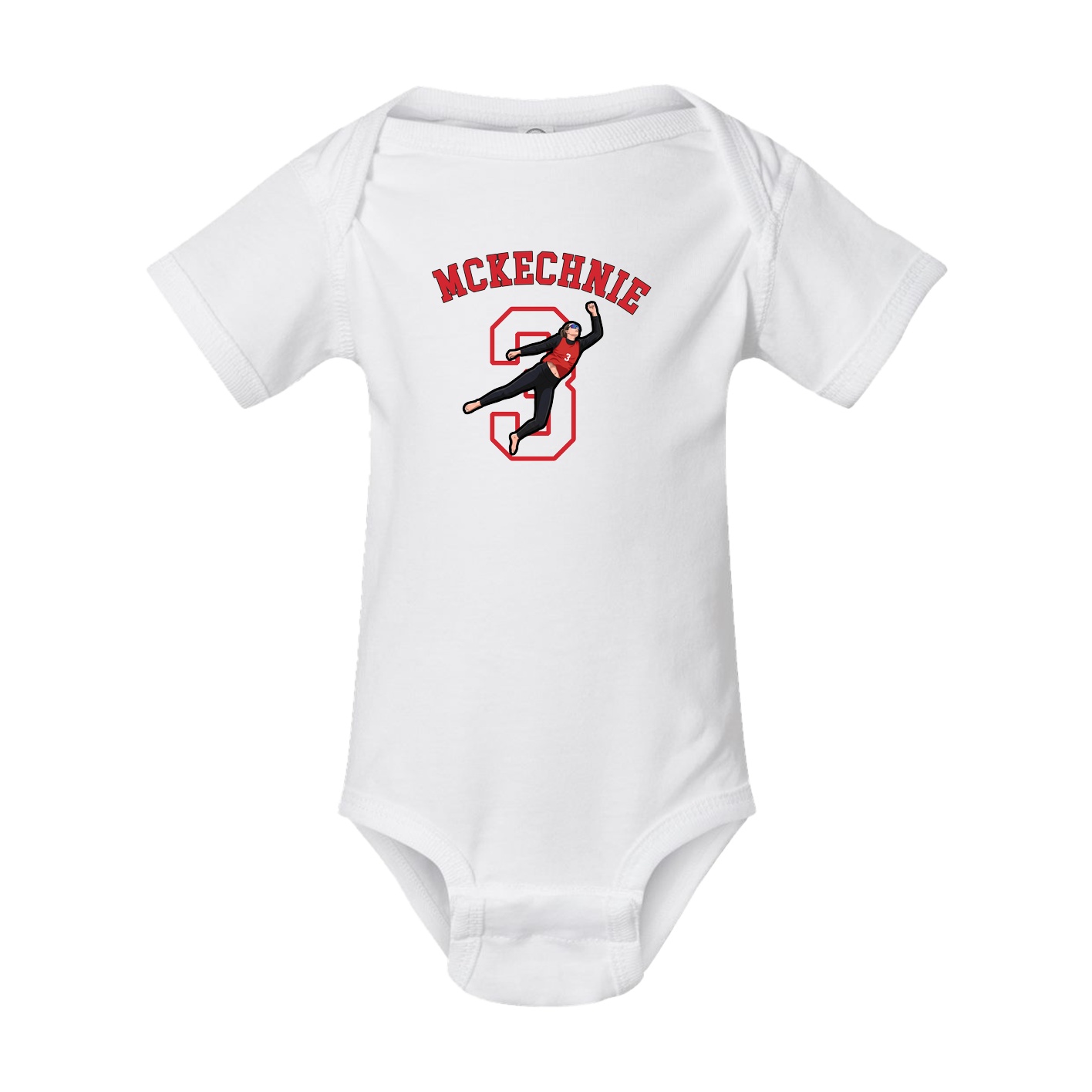 Baby Onesie — Shirsey Arch in White