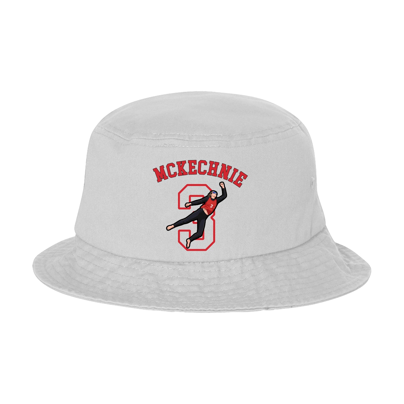 Bucket Cap — Shirsey Arch in White
