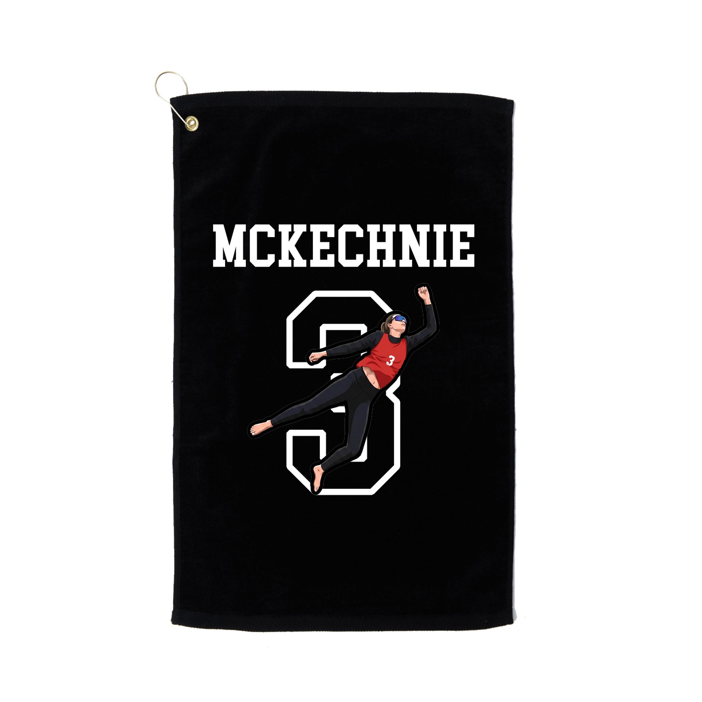 Golf Towel — Shirsey in Black