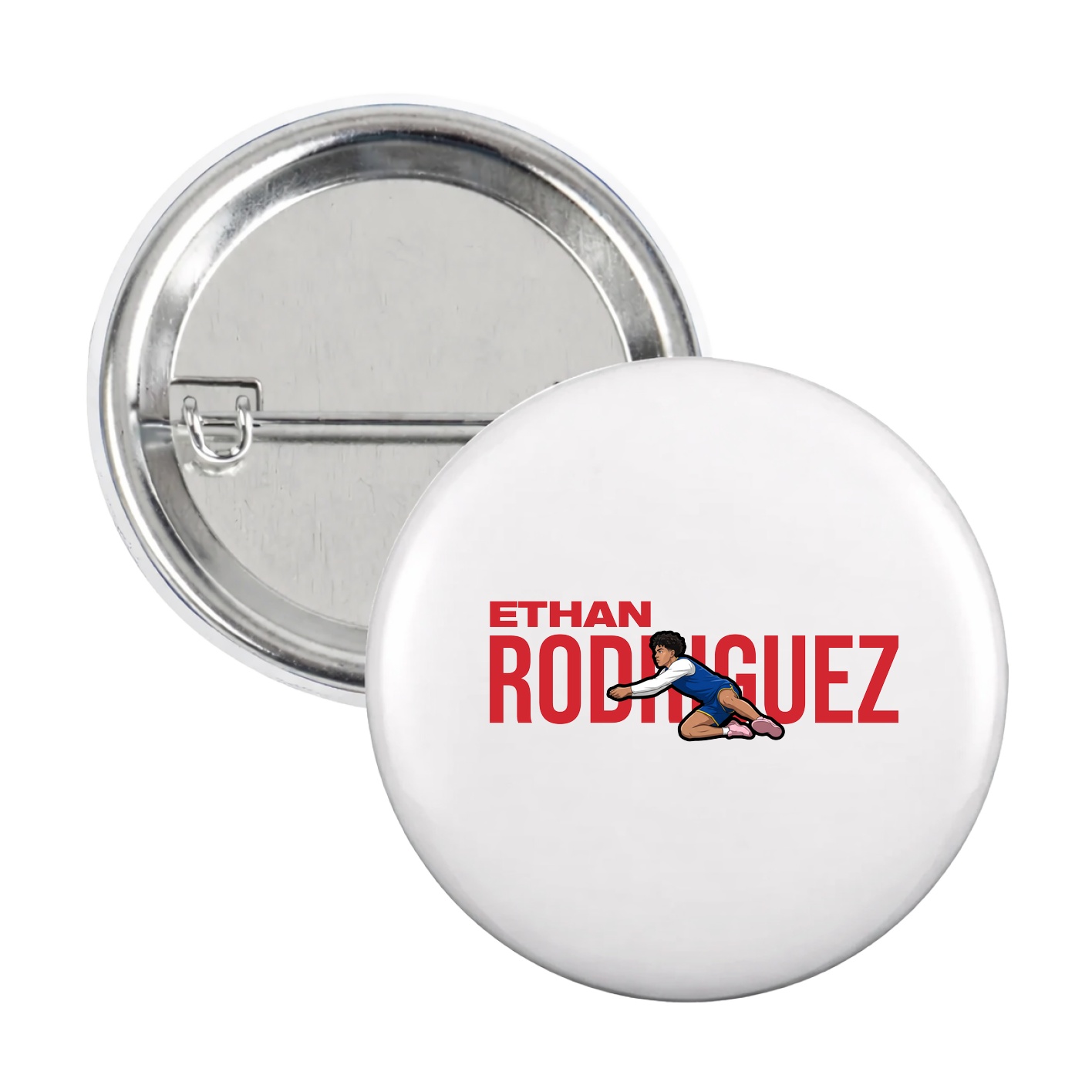 Game Day Button — Player Name in White