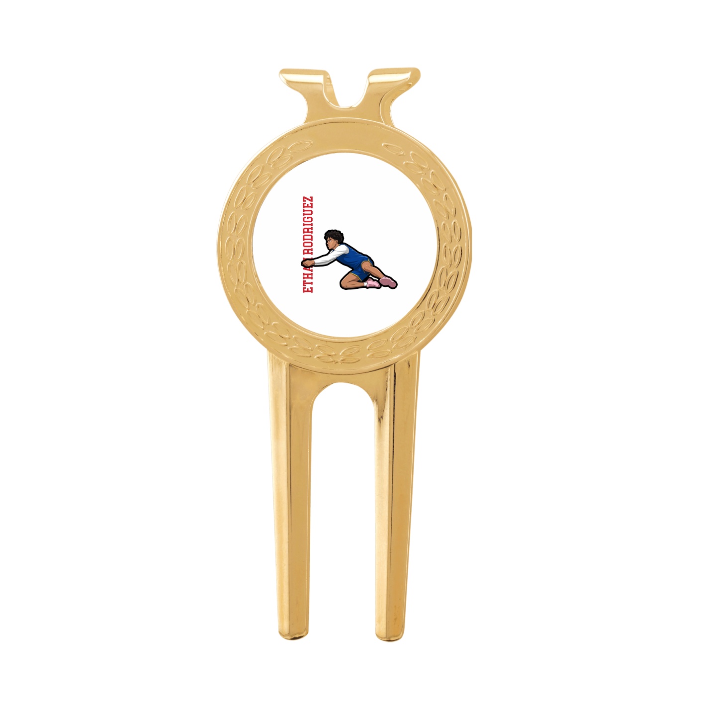 Divot Tool with Ball Marker — Name Vertical in Classic