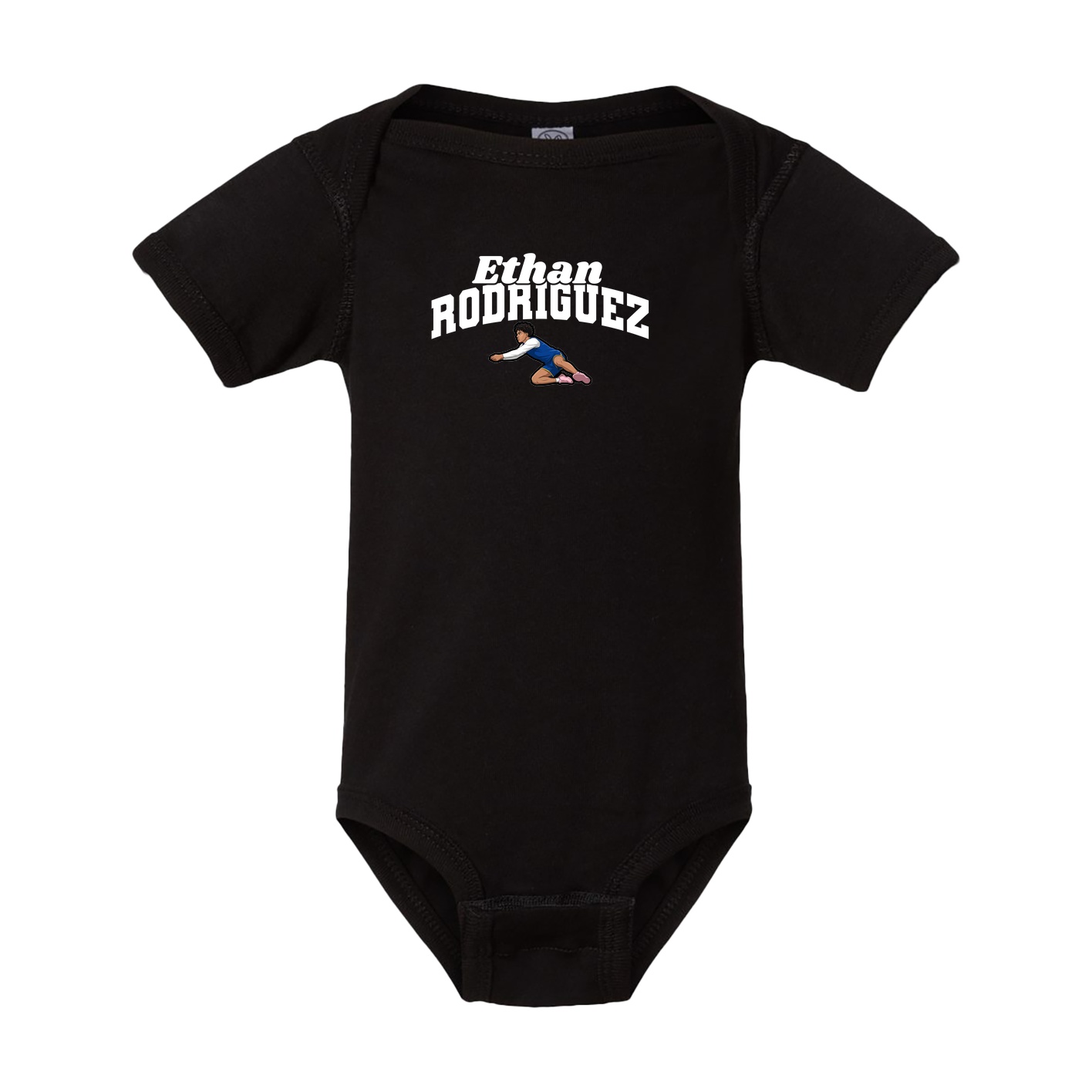 Baby Onesie — Signature Arch in Black