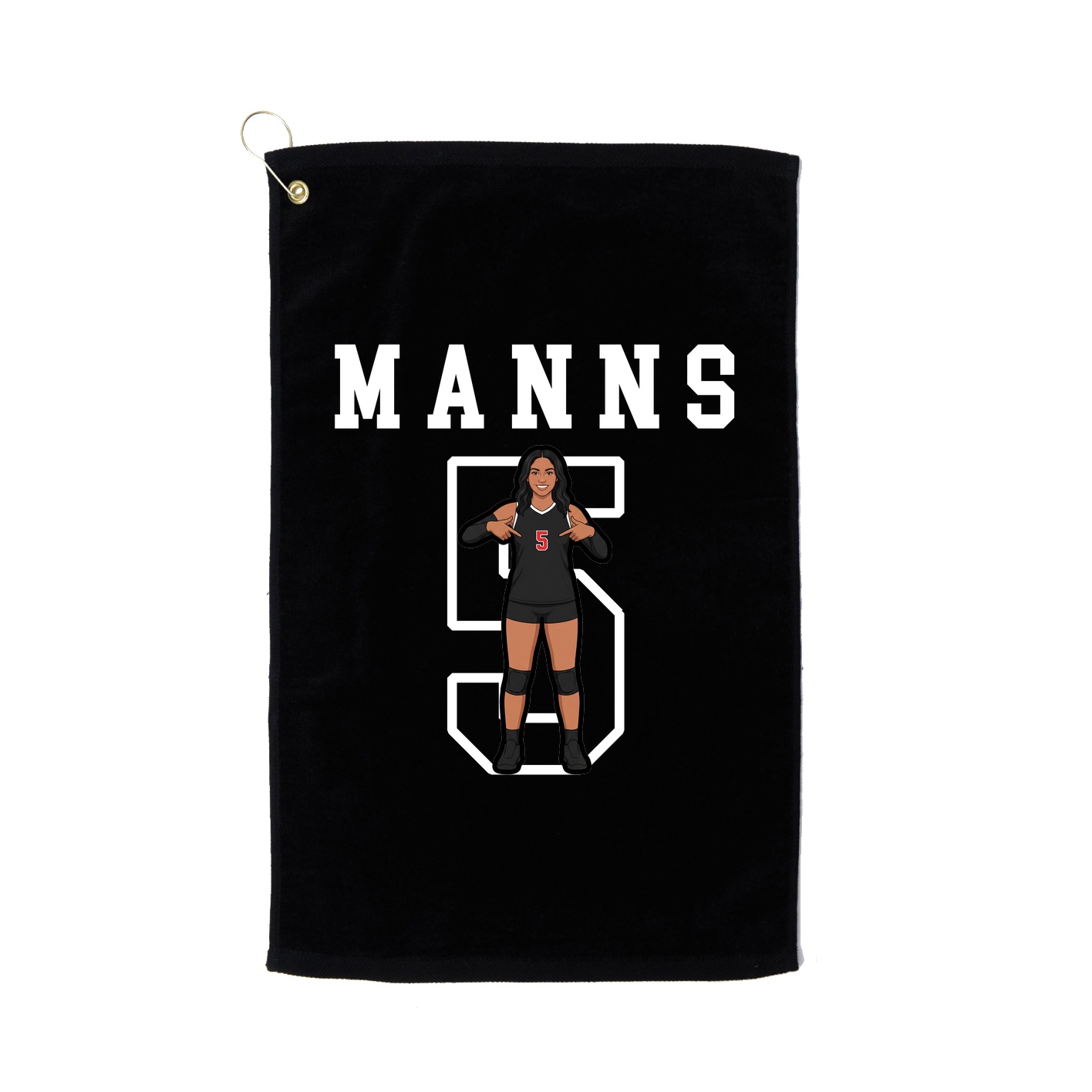 Golf Towel — Shirsey in Black