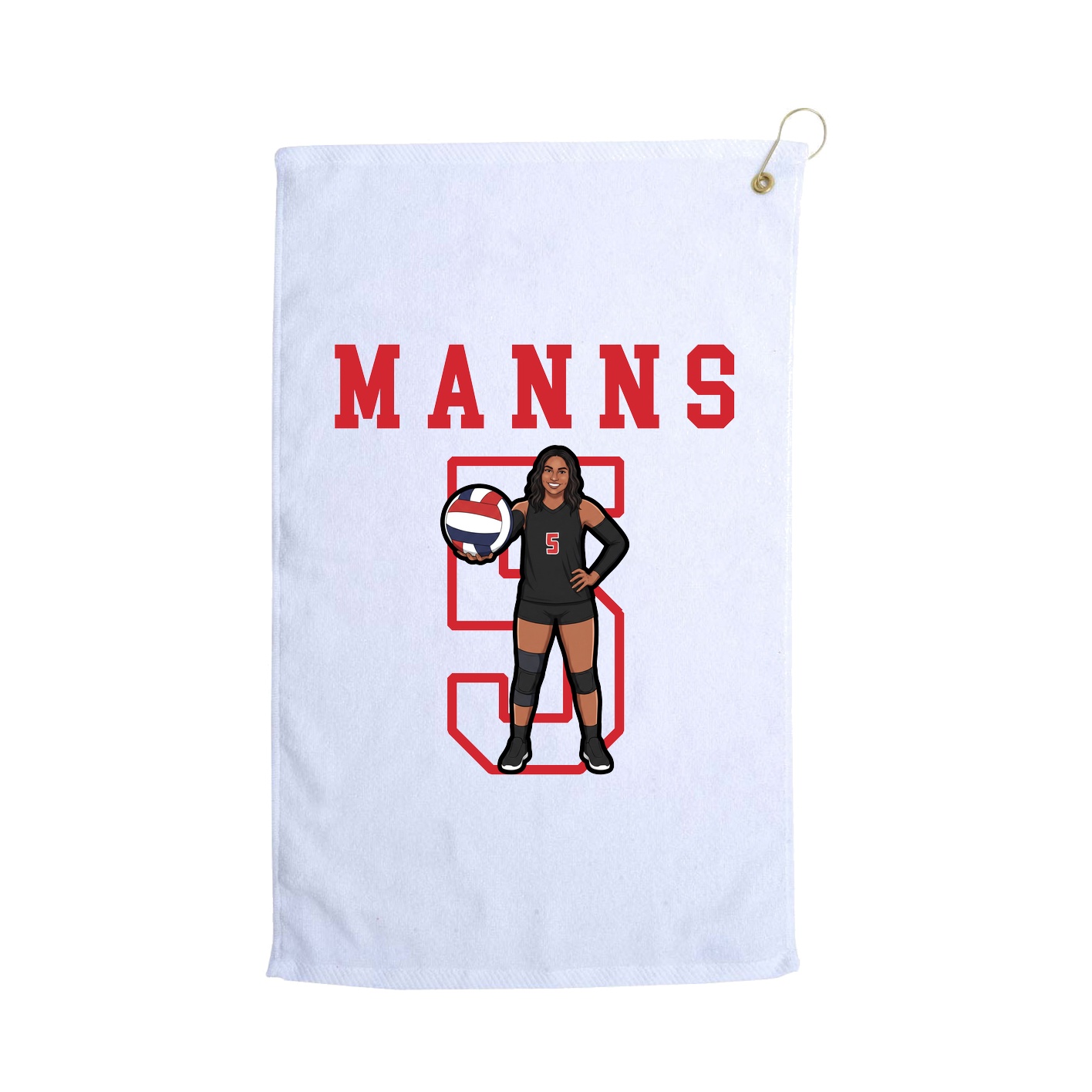 Golf Towel — Shirsey in White
