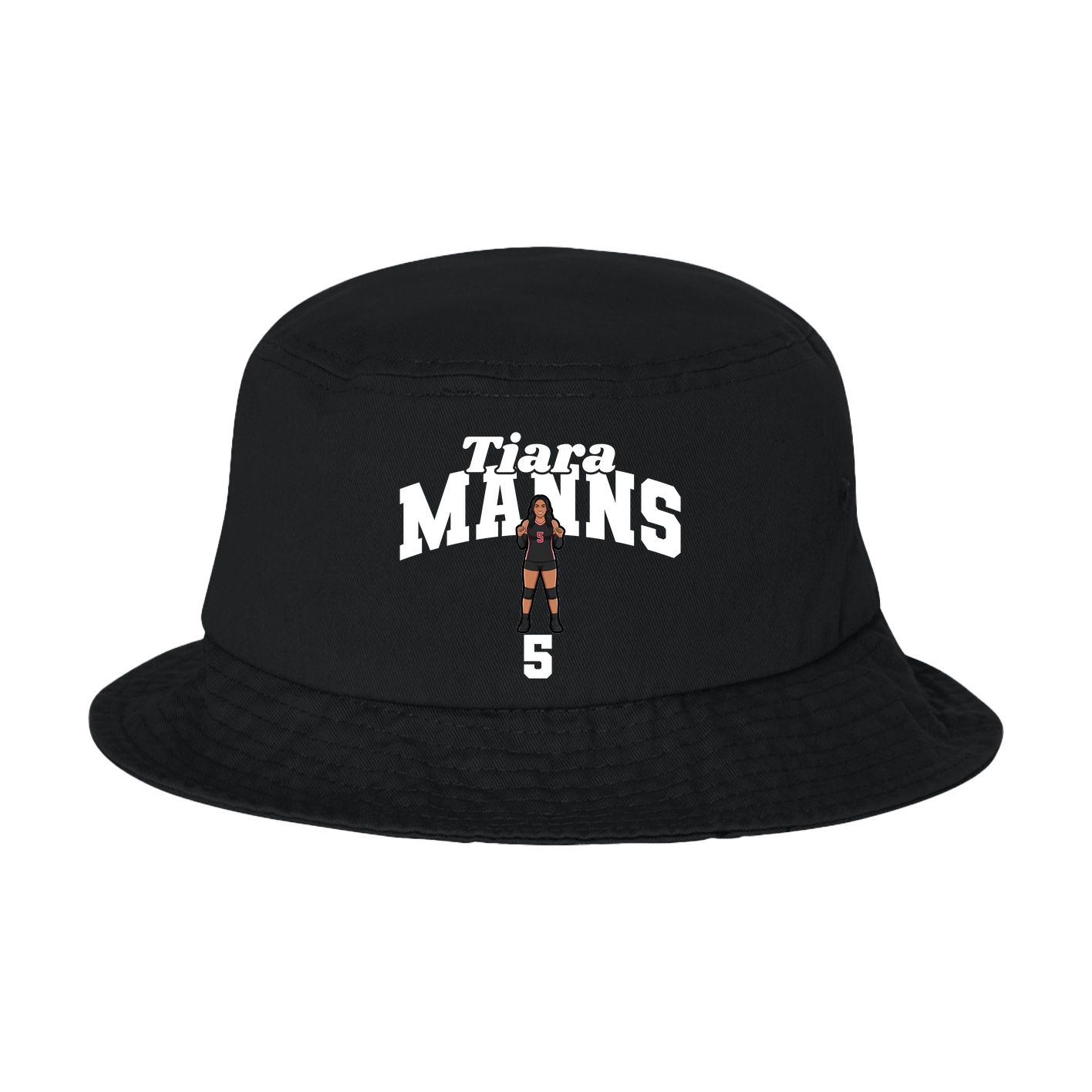 Bucket Cap — Signature Arch in Black