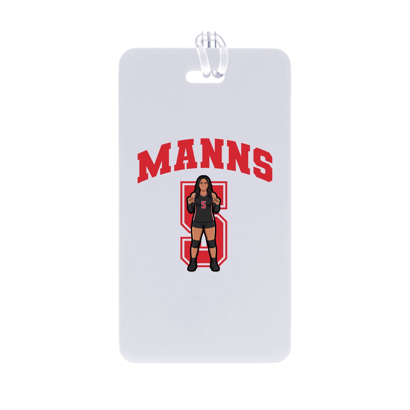 Bag Tag — Number in Classic