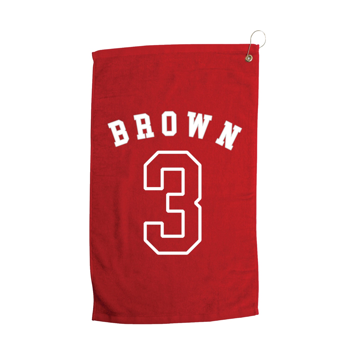 Golf Towel — Shirsey Arch in Red